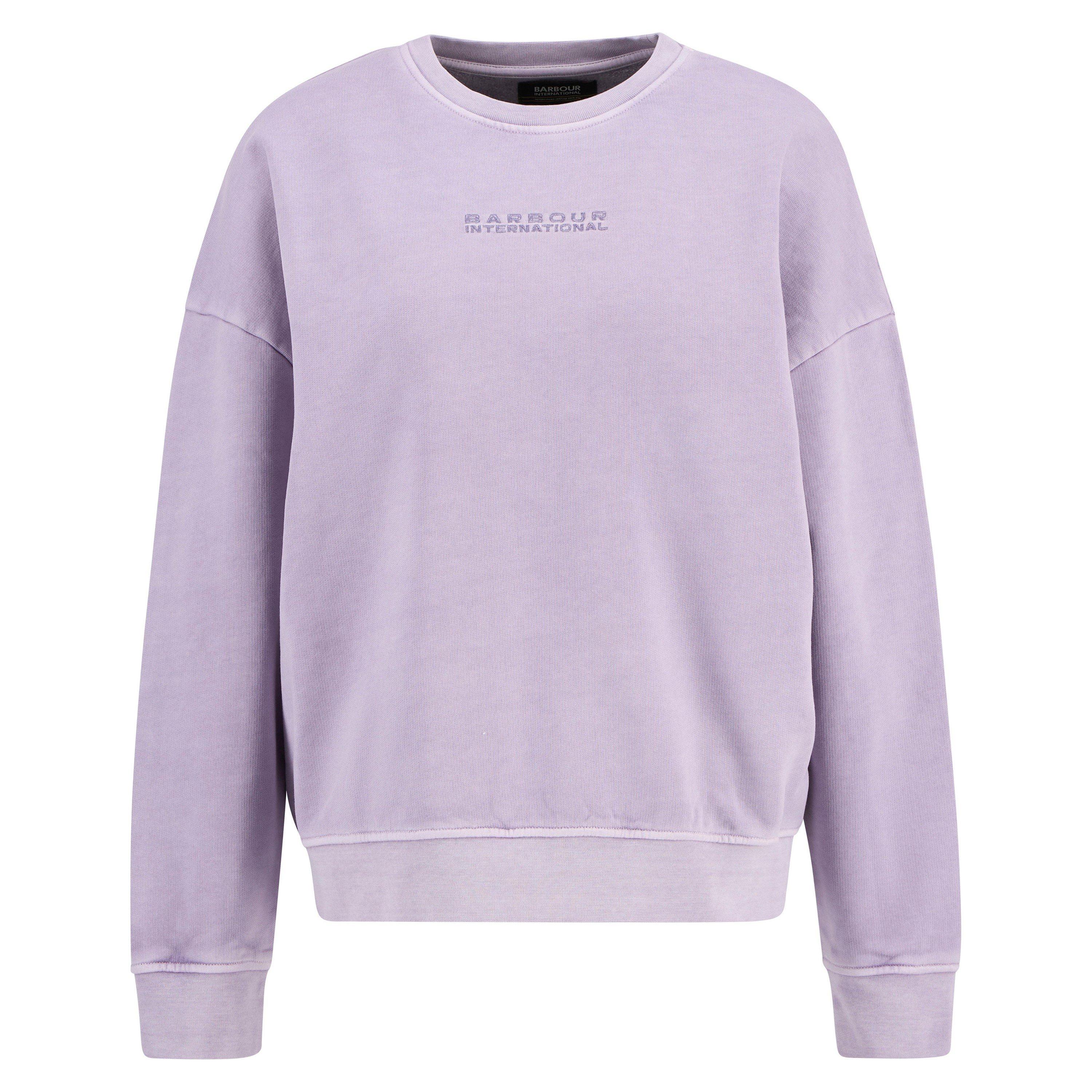 Barbour International Women's Crew Sweatshirt - Washed Lilac - 10 (S)