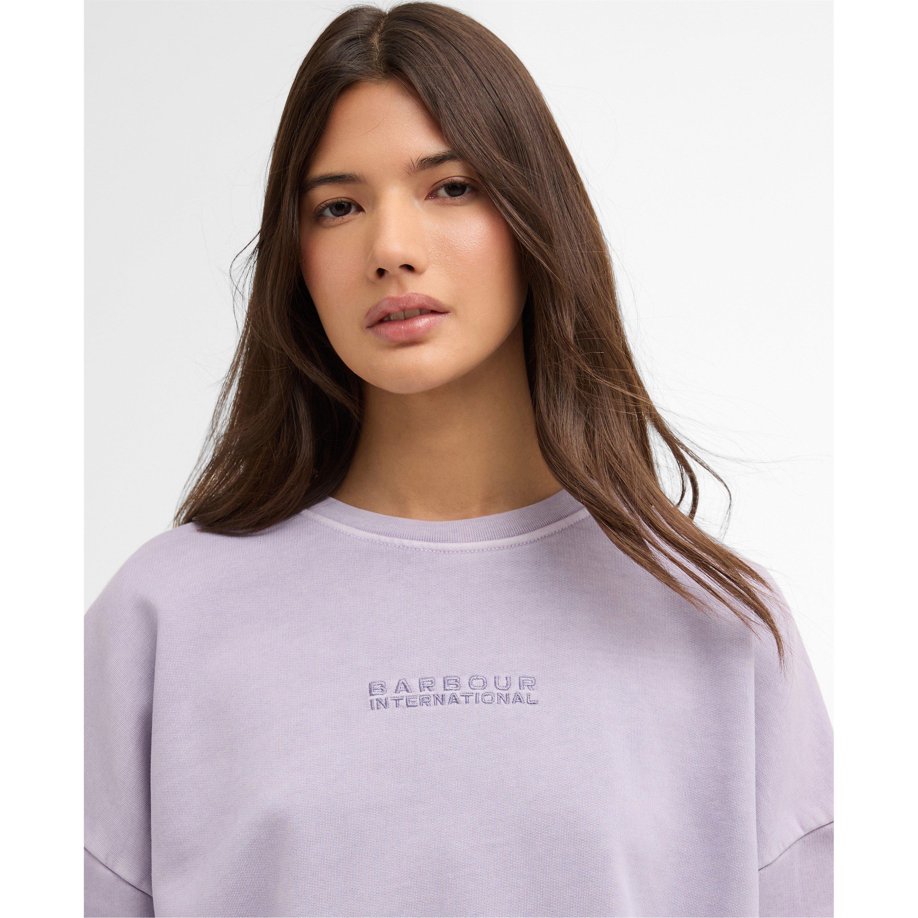 Washed Lilac - Barbour International - Women's Crew Sweatshirt - 4