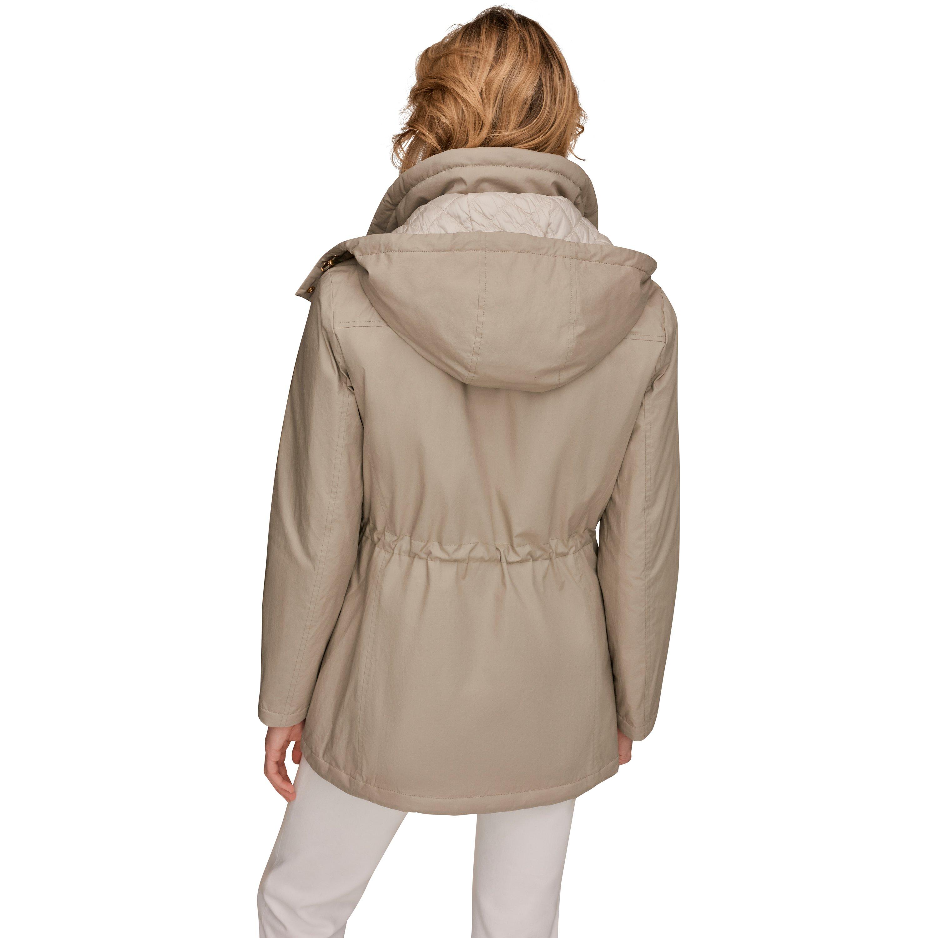 Taupe - Donna Karan - Women's Hybrid Jacket - 8