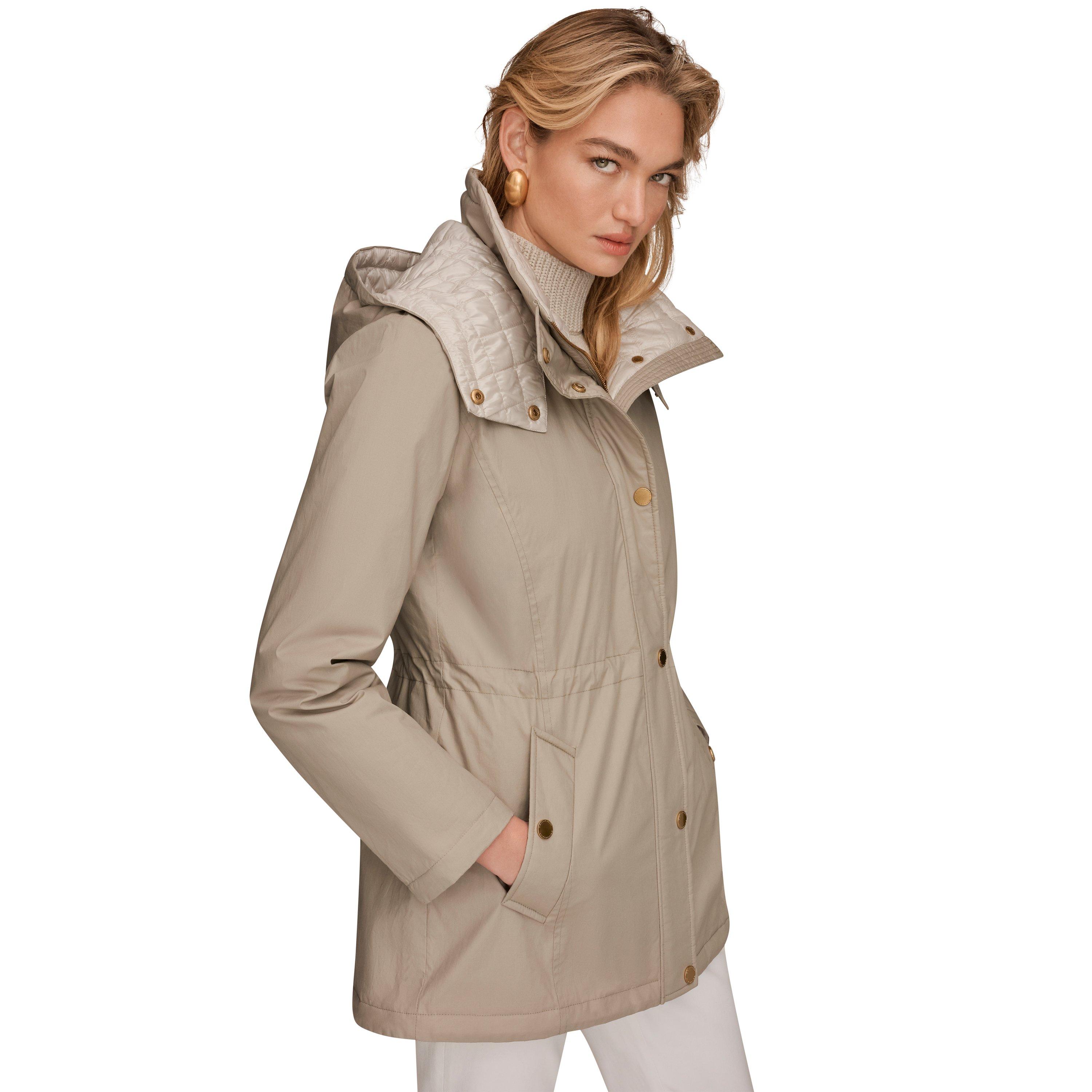 Taupe - Donna Karan - Women's Hybrid Jacket - 10