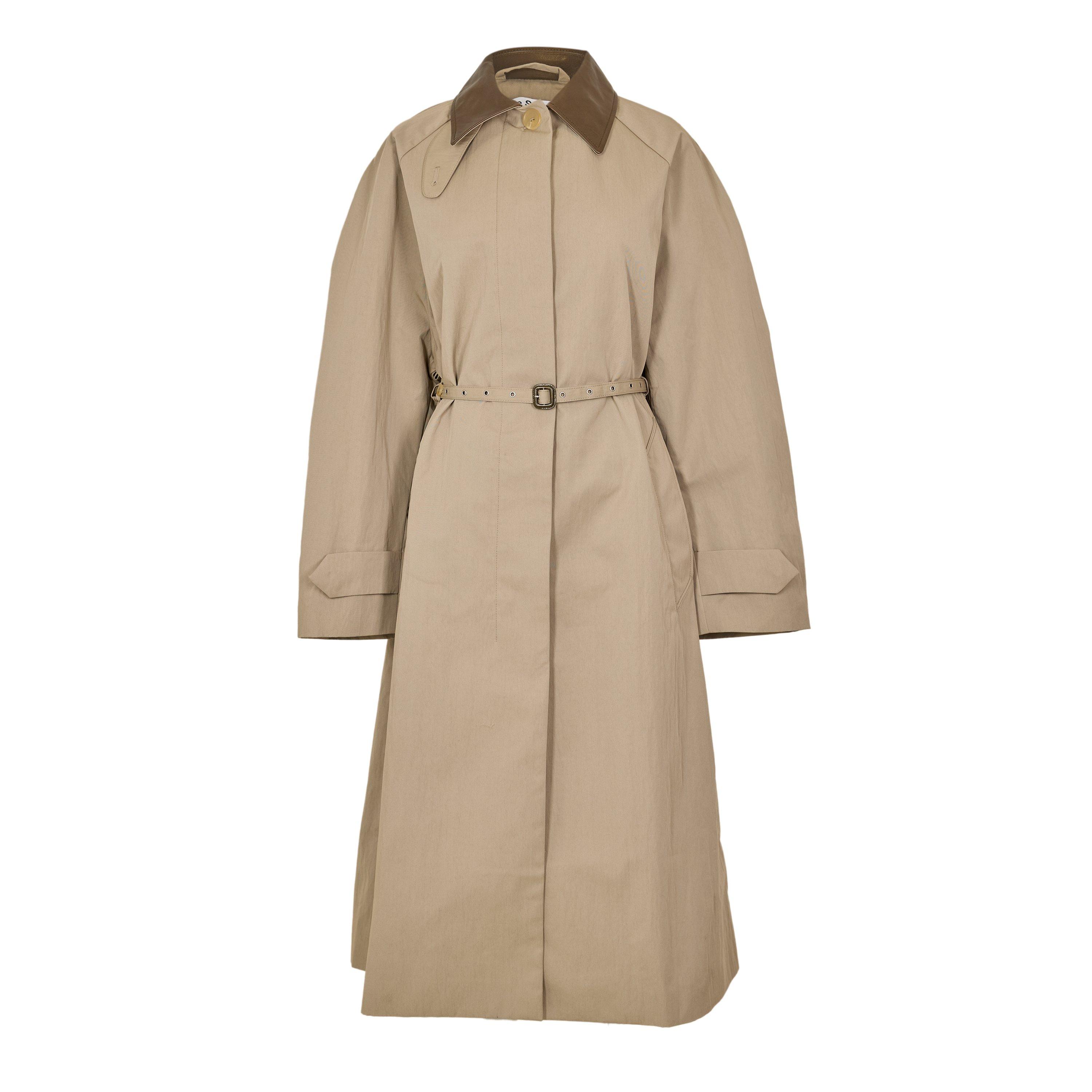 Acne Studios Women's Trench Coat - KHAKI GREY - Size 36