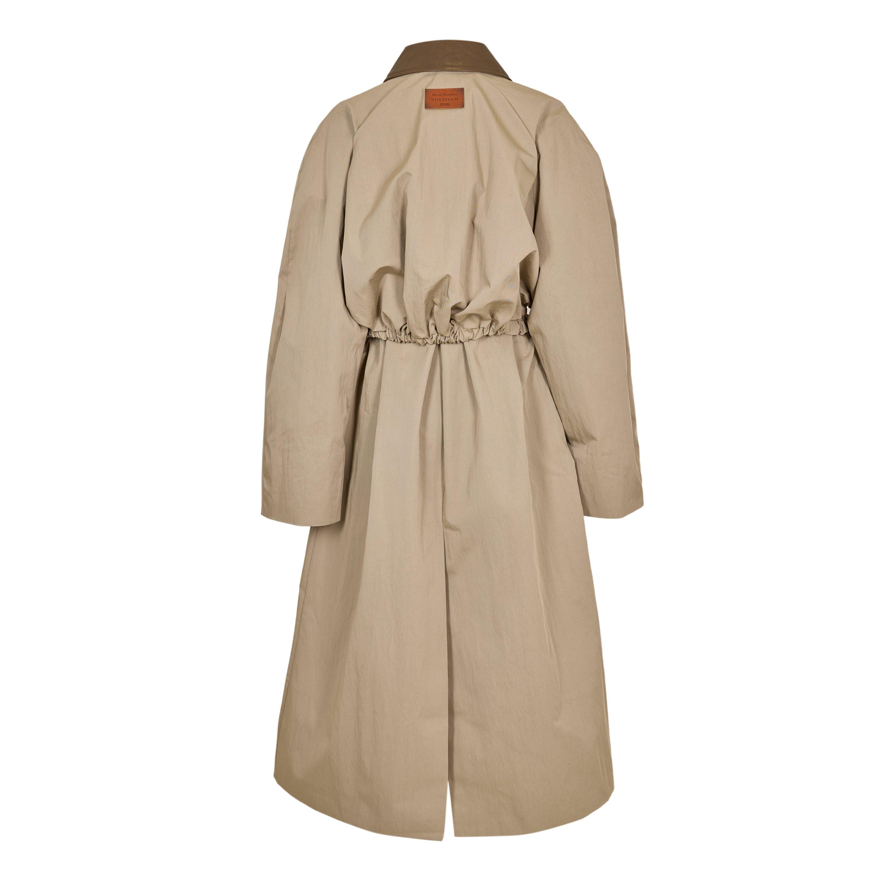 KHAKI GREY - Acne Studios - Women's Trench Coat - 2