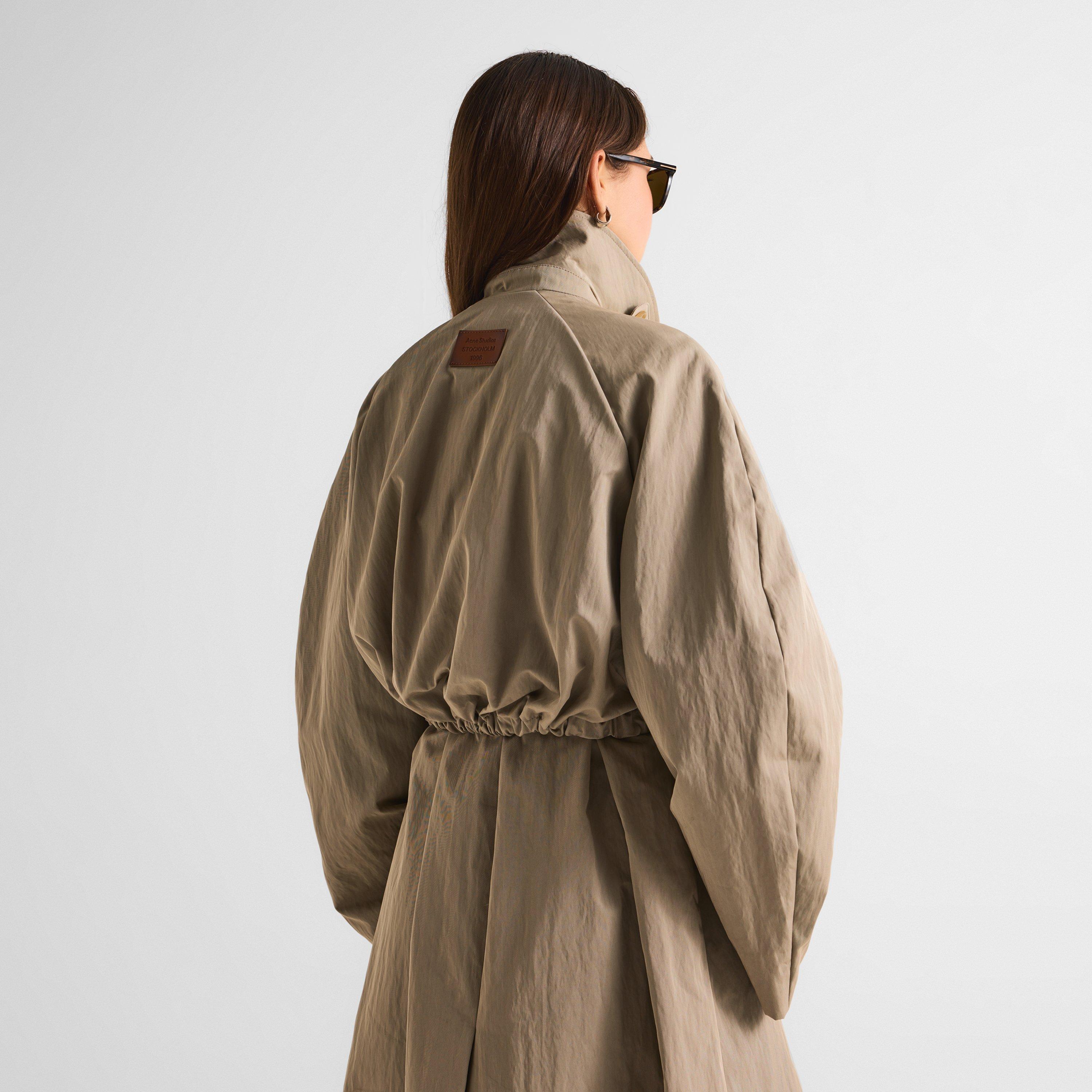 KHAKI GREY - Acne Studios - Women's Trench Coat - 4