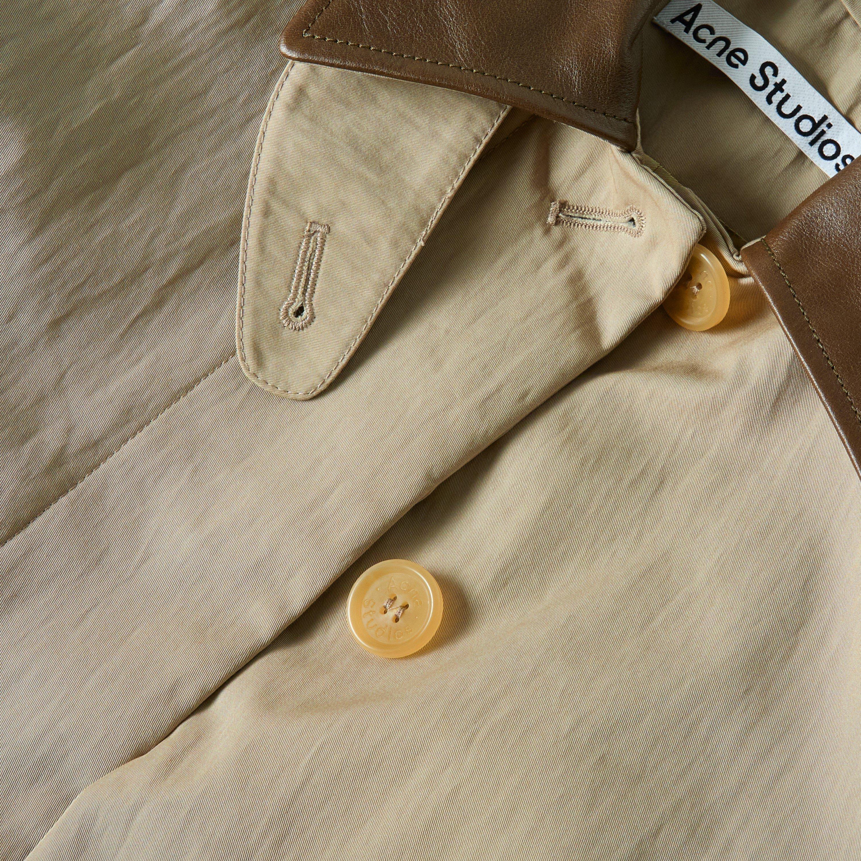 KHAKI GREY - Acne Studios - Women's Trench Coat - 3