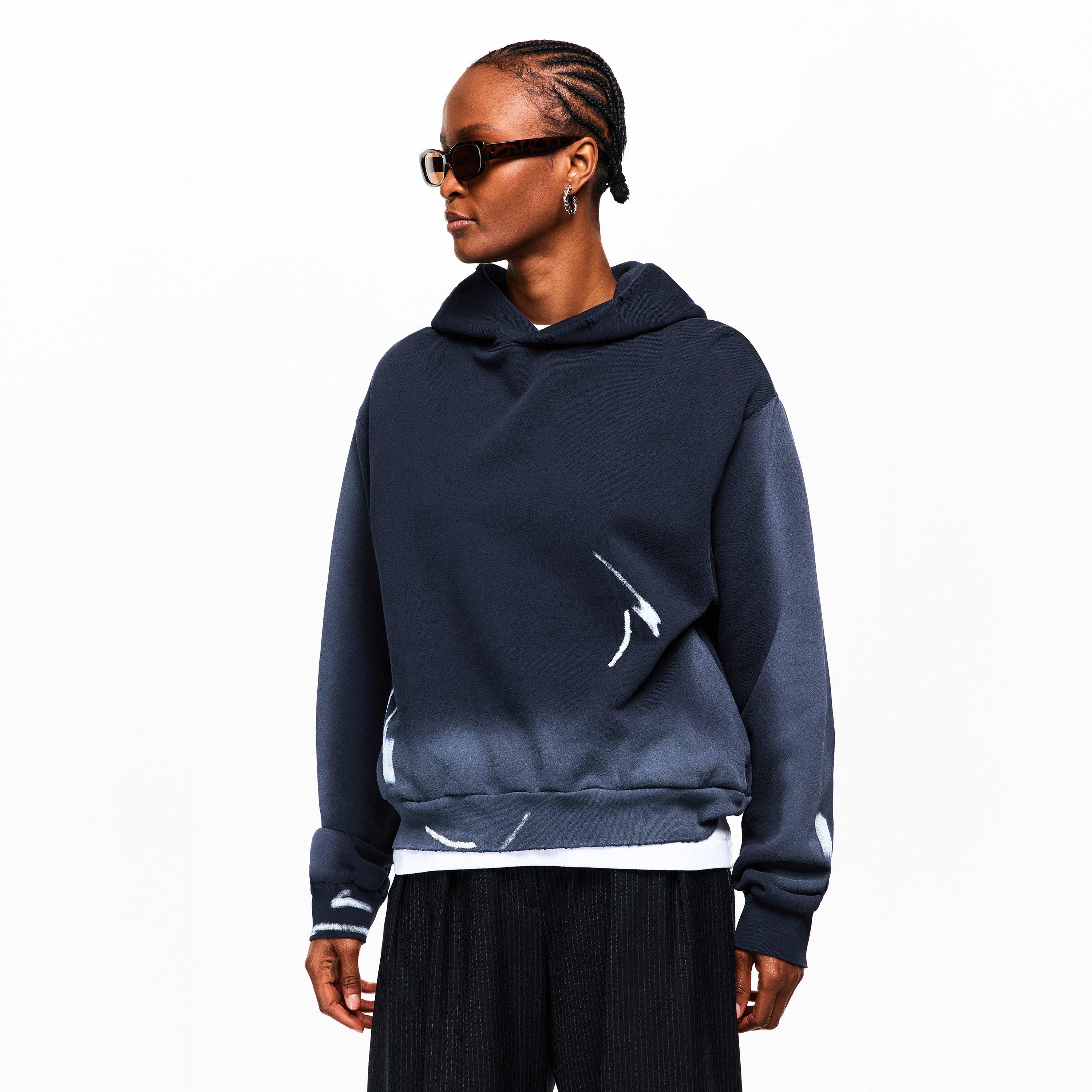 Navy Blue - Acne Studios - Women's Overhead Hoodie - 3