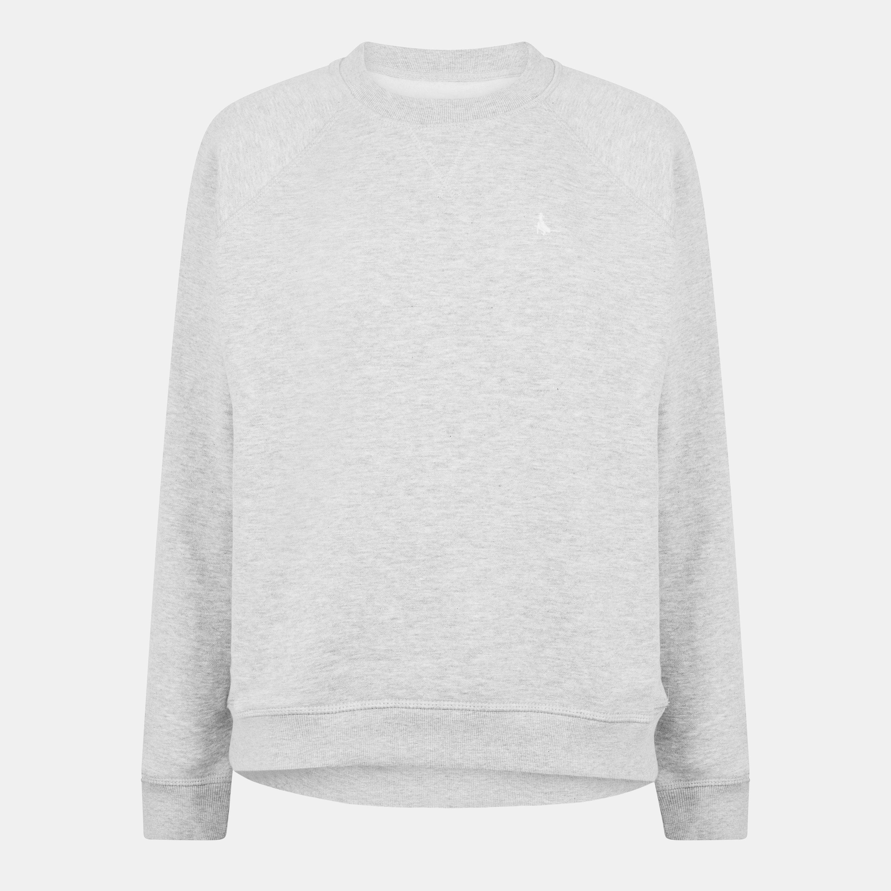 Grey Marl - Jack Wills - Astbury Raglan Crew Sweatshirt - 1