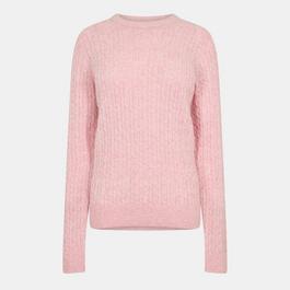 Jack Wills Tinsbury Merino Wool Blend Cable Knitted Jumper Women
