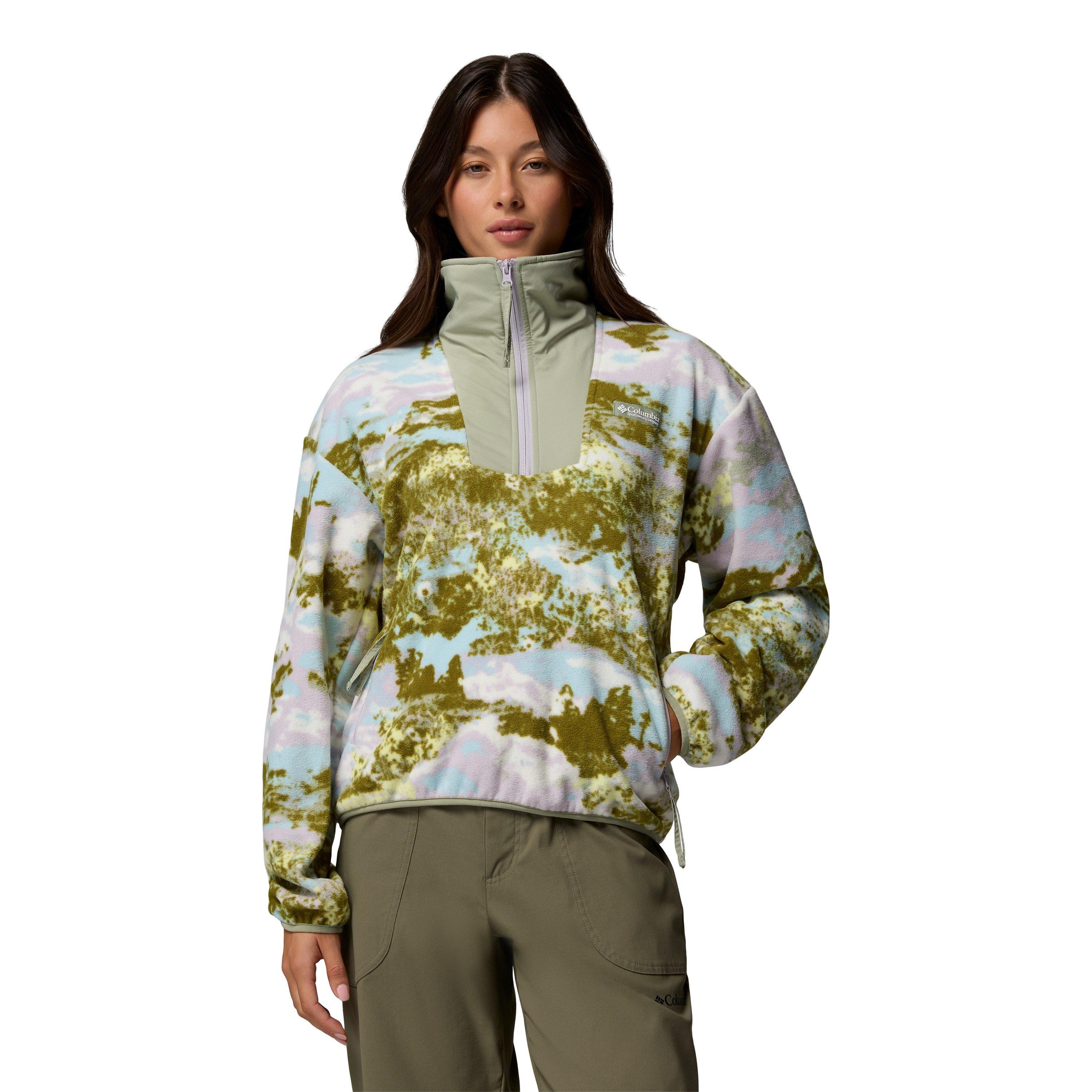 Columbia Women's 1/4 Zip Fleece - Citron Haze - 8 (XS)