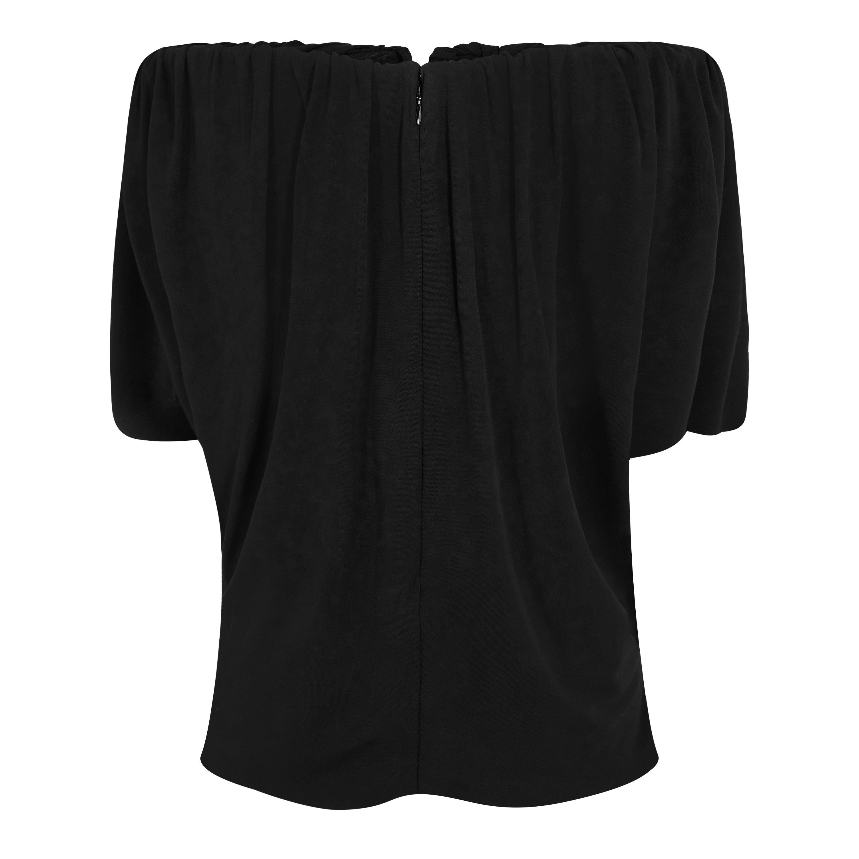 Black - Stella McCartney - Stella Crepe Top Ld62 - 2