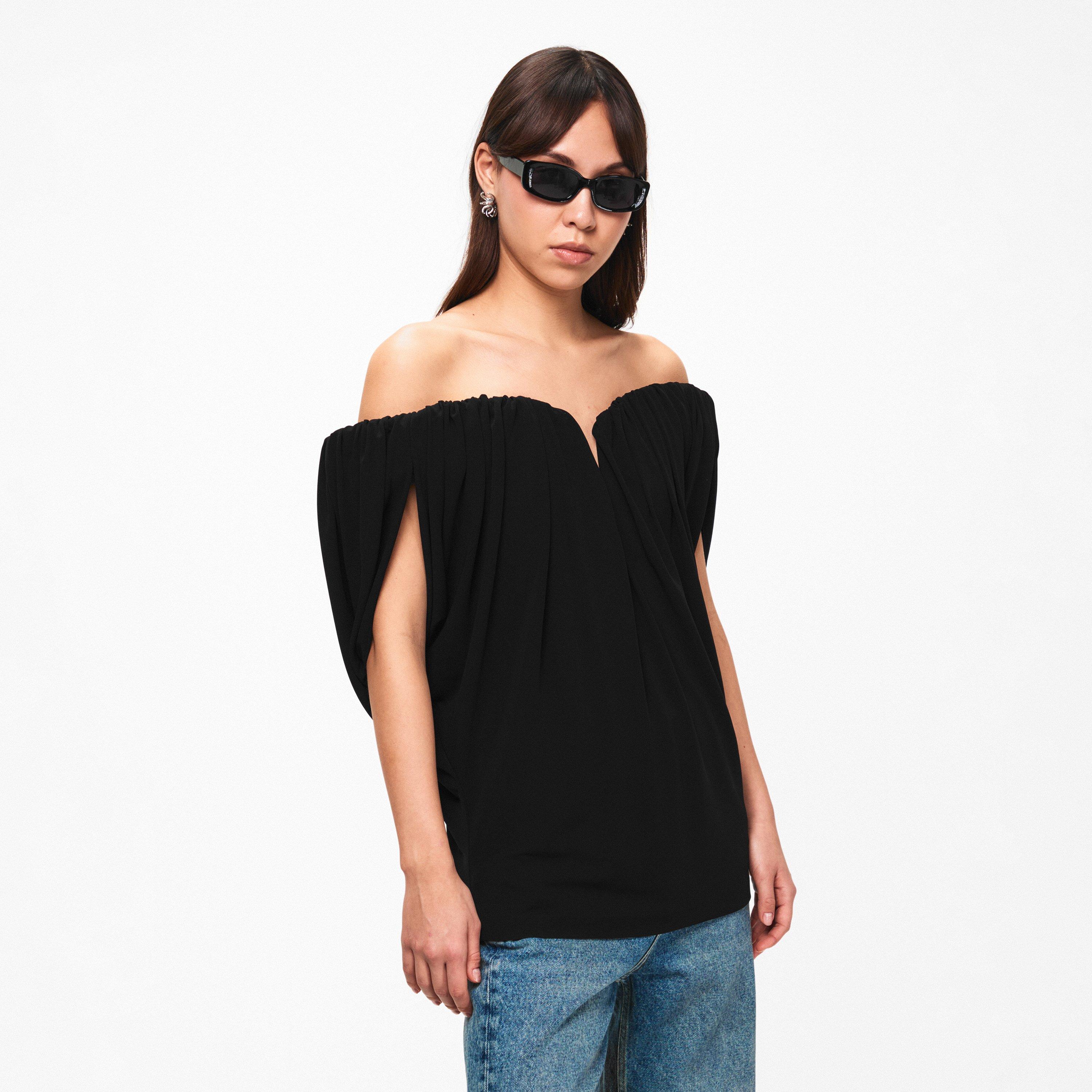 Black - Stella McCartney - Stella Crepe Top Ld62 - 3