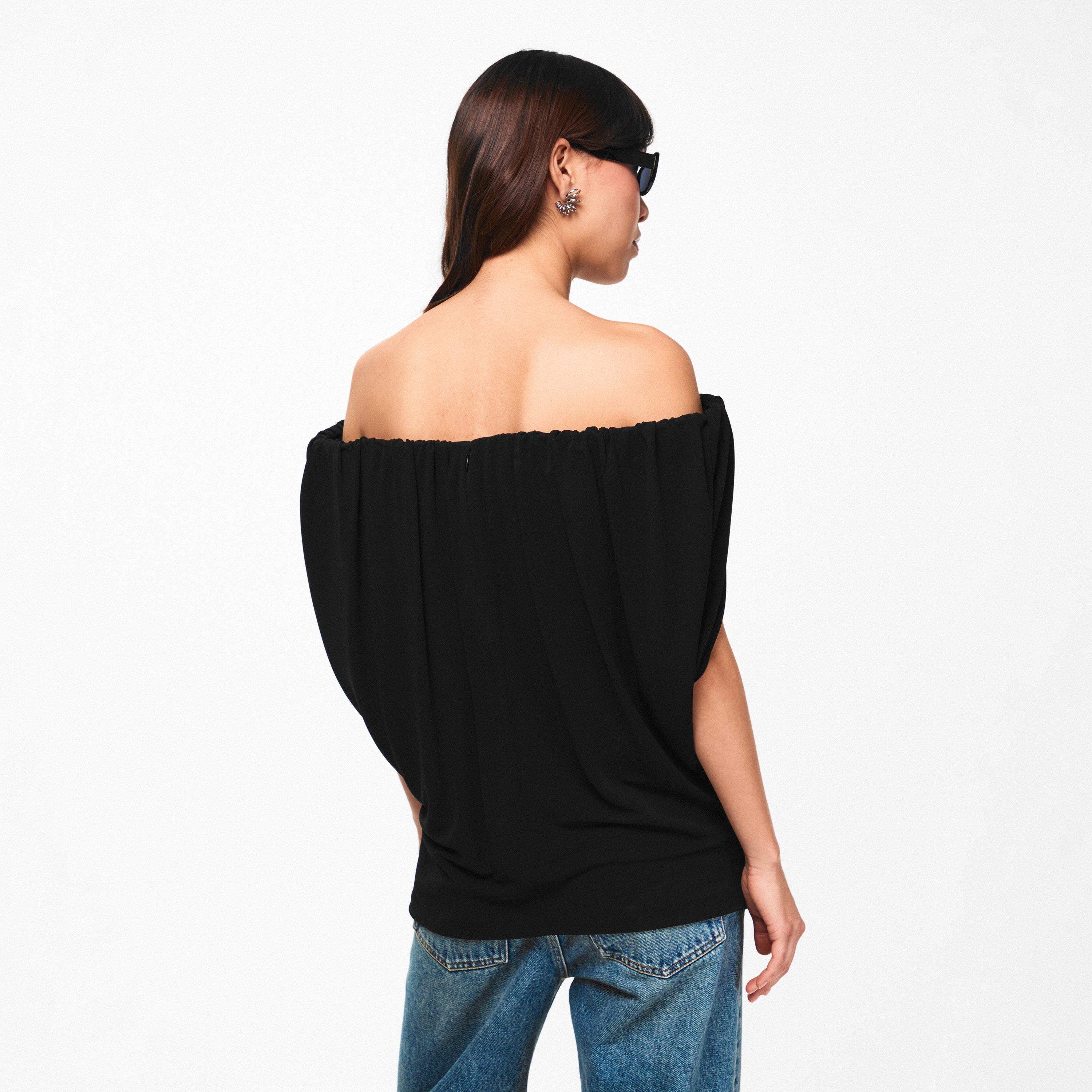 Black - Stella McCartney - Stella Crepe Top Ld62 - 4