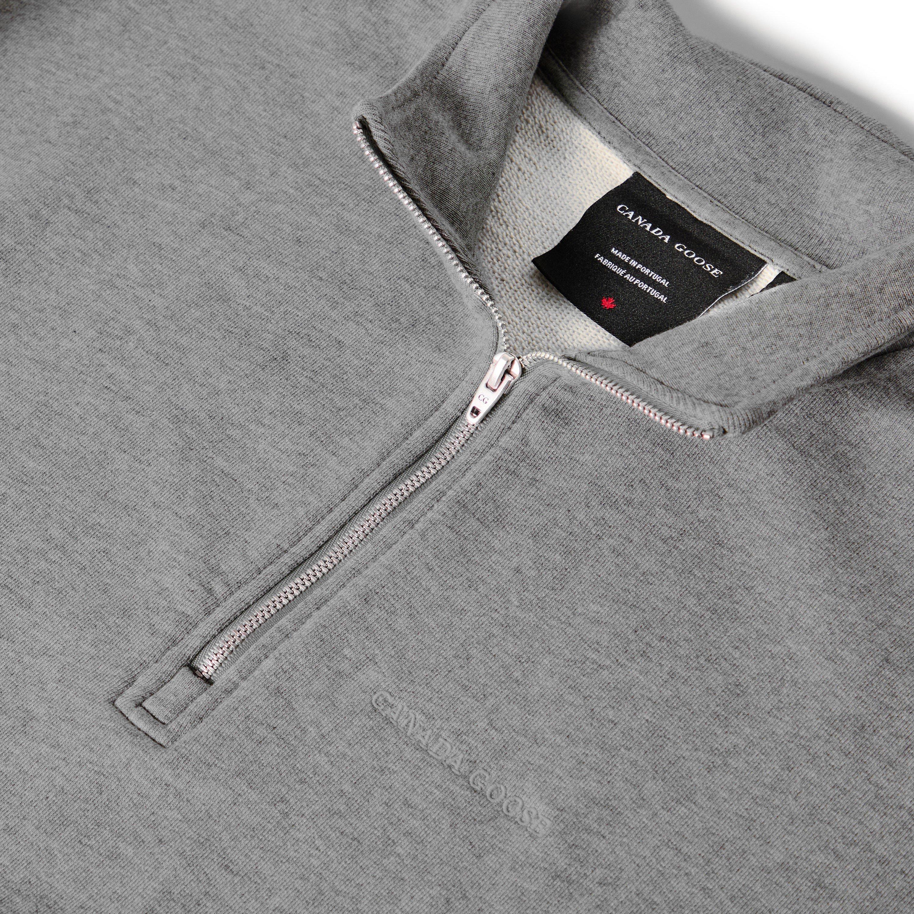 Stone Heather - Canada Goose - Women's Wander 1/4 Zip Fleece - 5