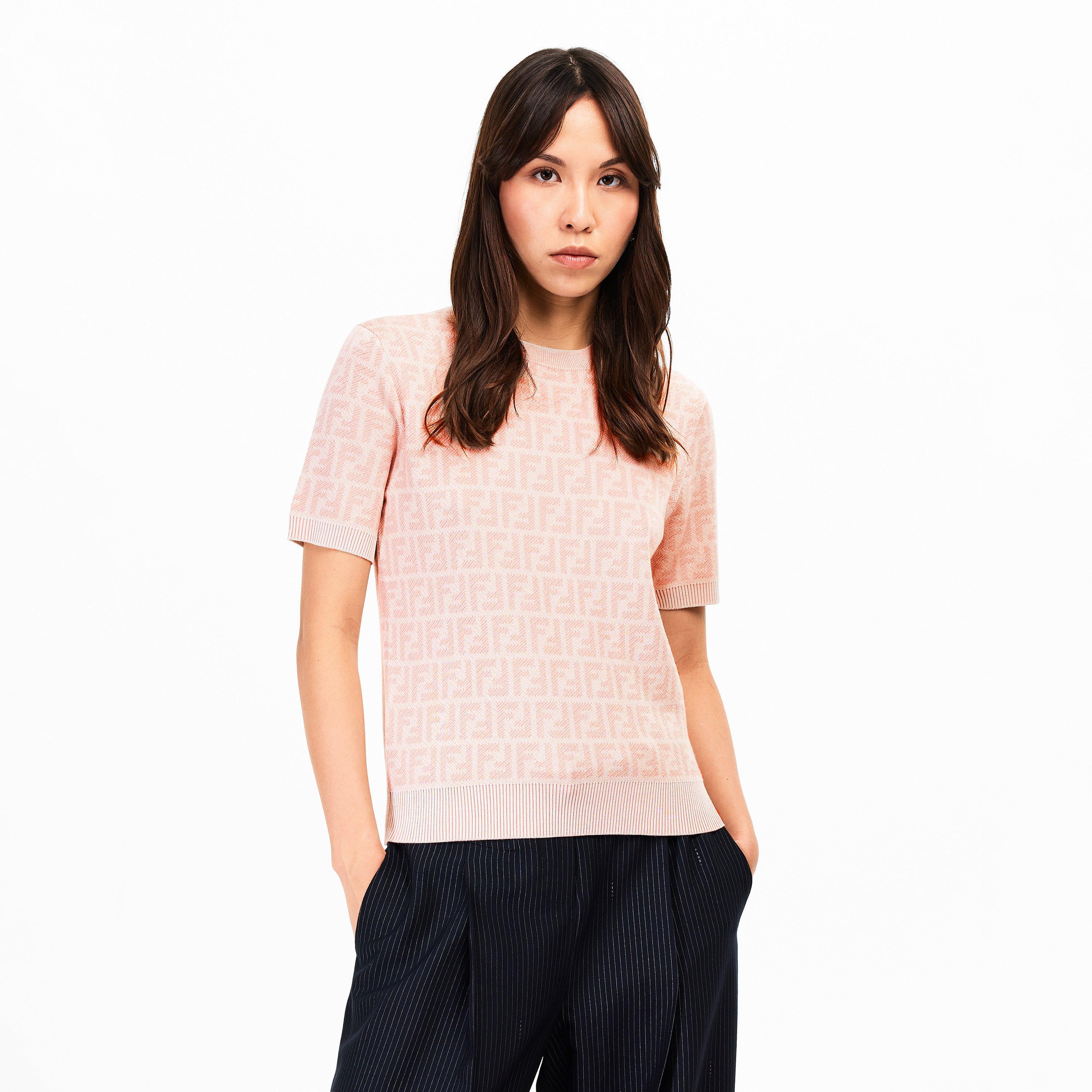 Grapefruit - Fendi - Women's FF Pullover Knitted Top - 3