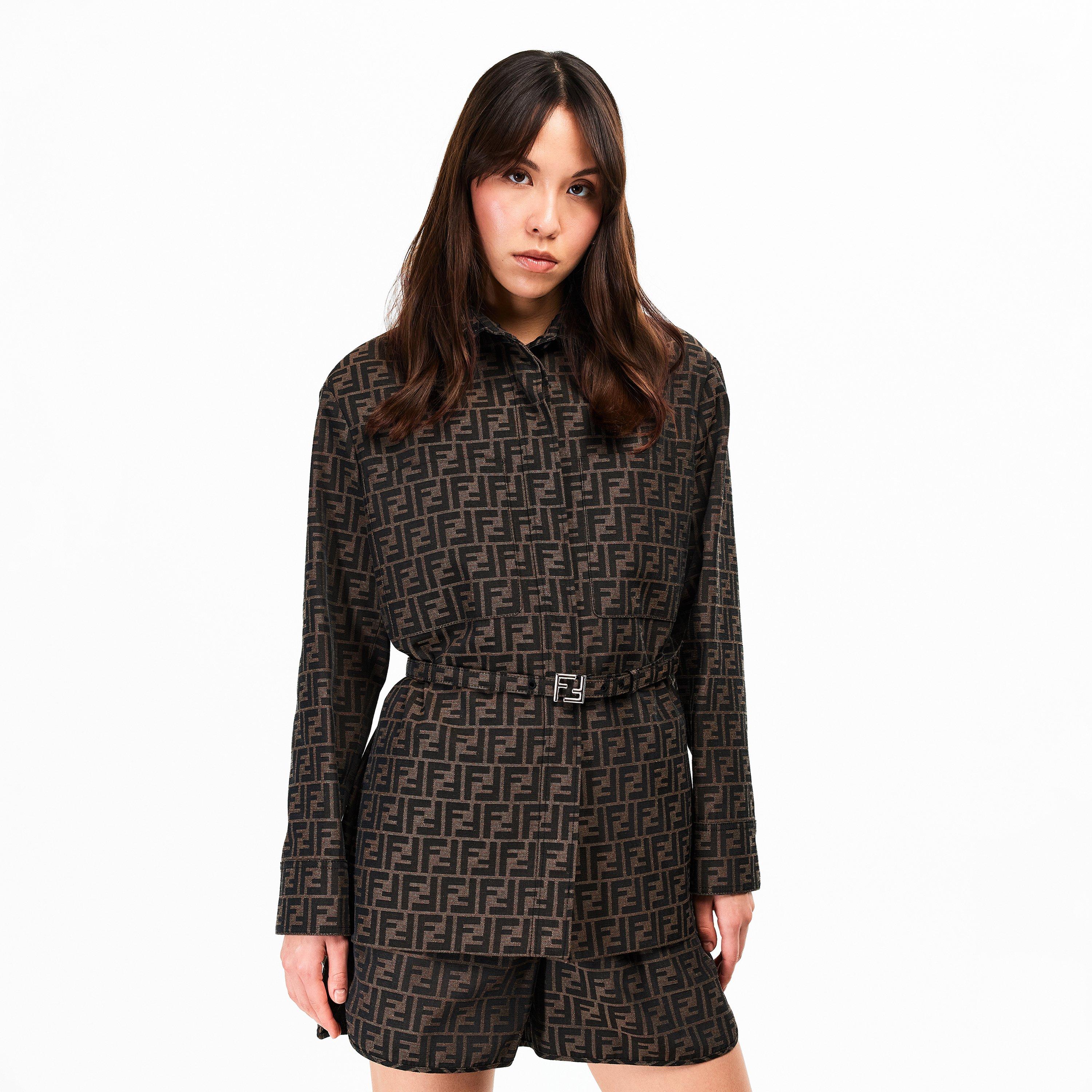 Tobacco - Fendi - Women's FF Overshirt - 3