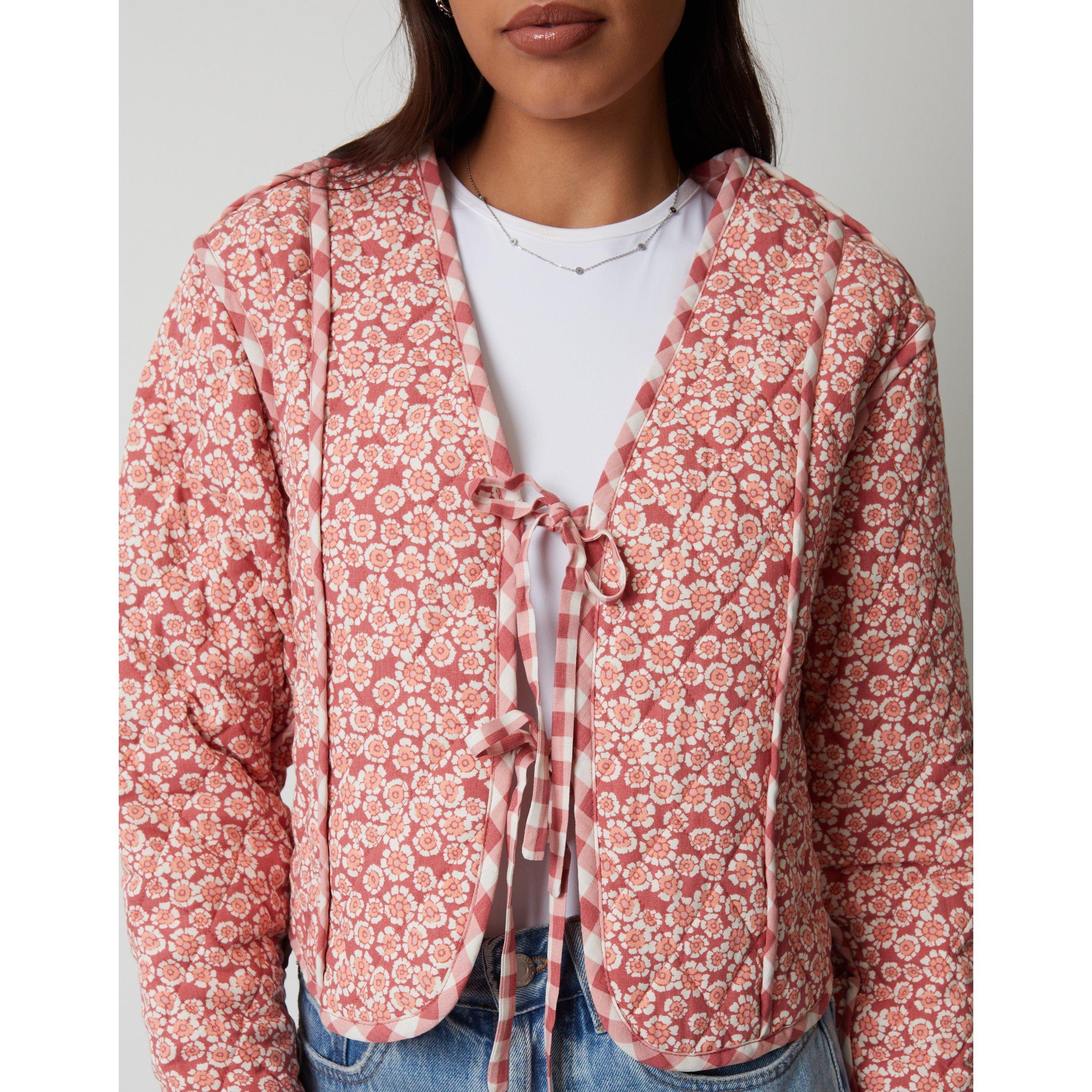 Rosa - Threadbare - Vallarta Diamond Quilted Lightweight Slim Fit Jacket - 4