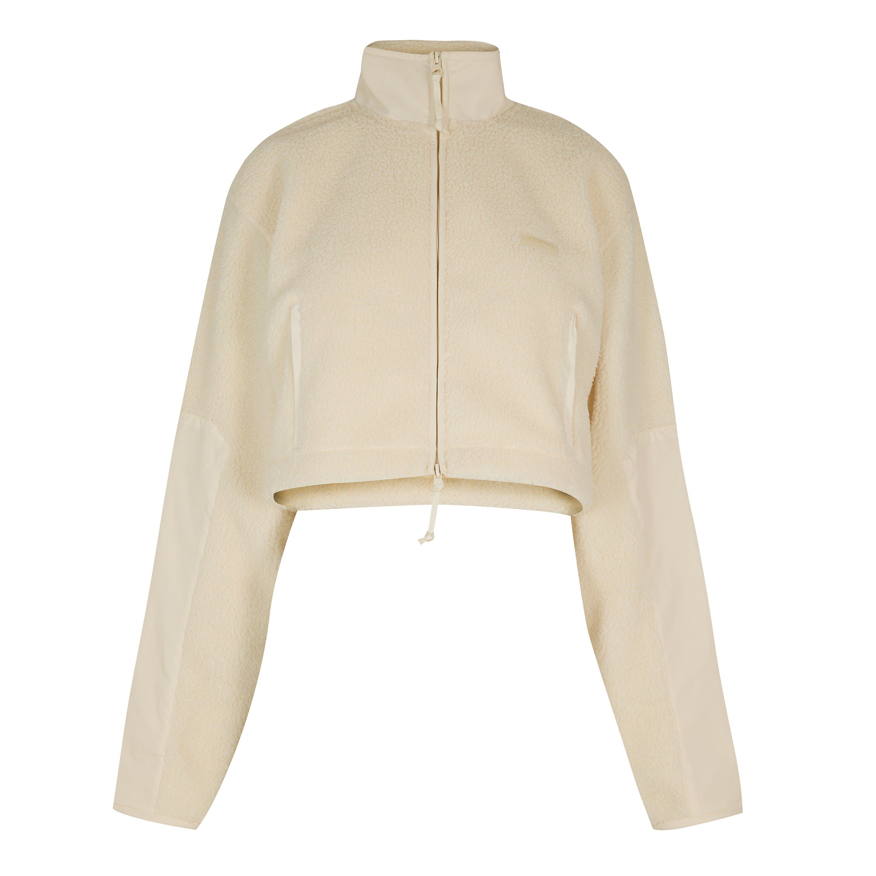 Ecru - SKIMS - Women's Cr Teddy Coat - 1