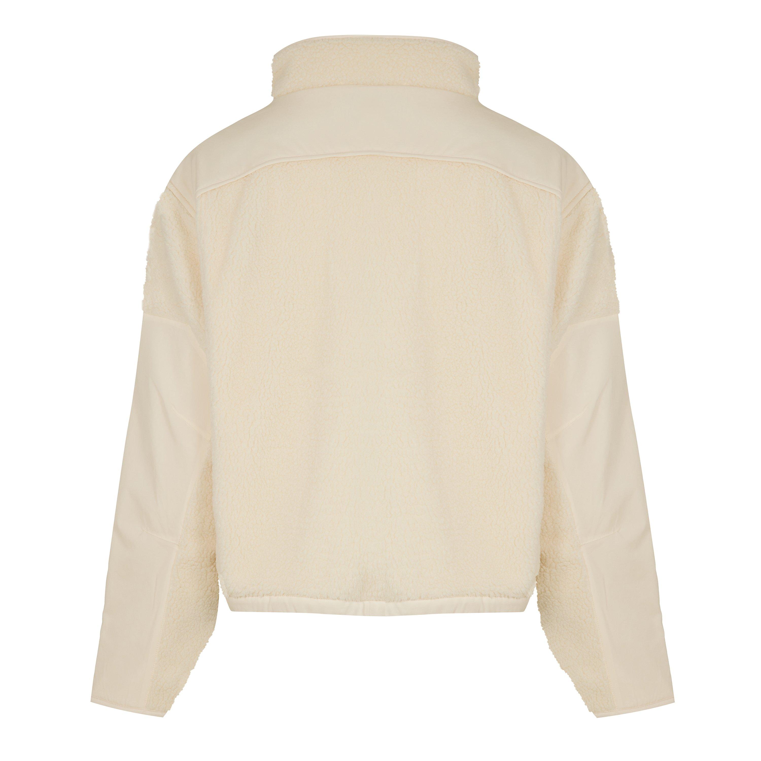 Ecru - SKIMS - Women's Zipped Teddy Coat - 2