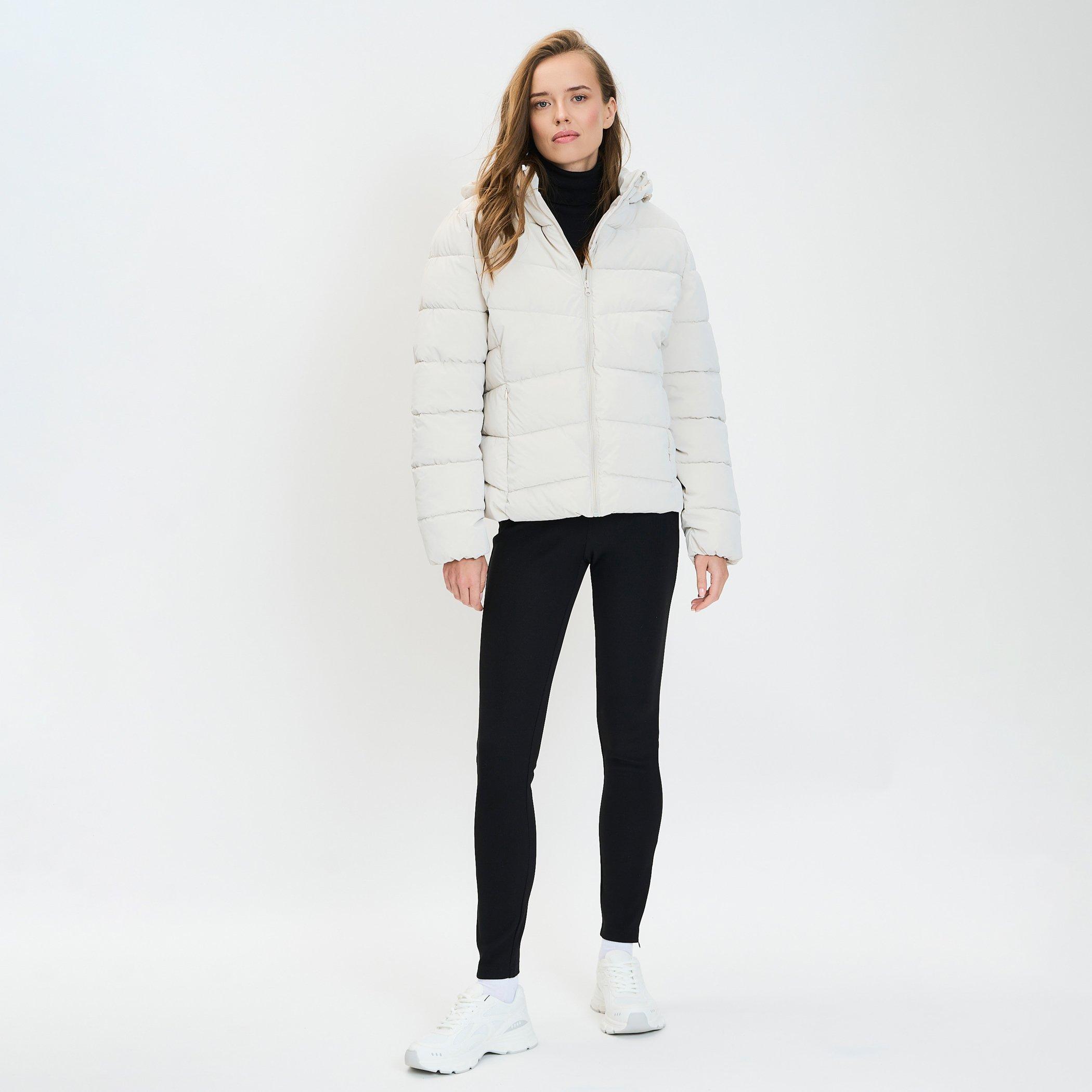 Stone - Minoti - Women velvet feel padded jacket grey XS-XL - 4