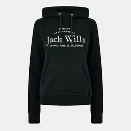 Jack Wills Hunston Graphic Logo Hoodie
