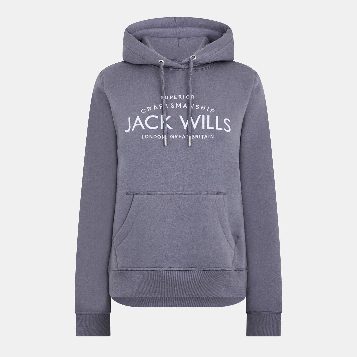 Sweat à capuche Jack Wills Pinebrook bleue zippée