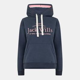 Jack Wills Hunston Graphic Logo Hoodie