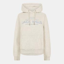 Jack Wills Hunston Graphic Logo Hoodie