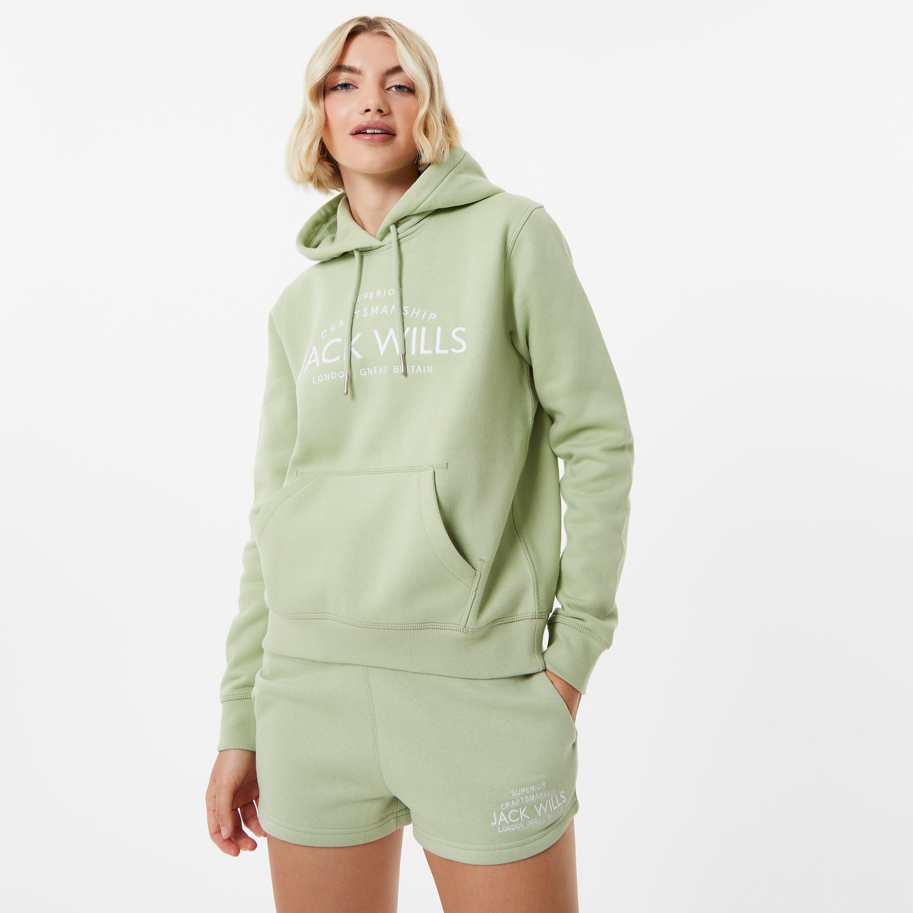 Jack Wills Hunston Graphic Logo Hoodie