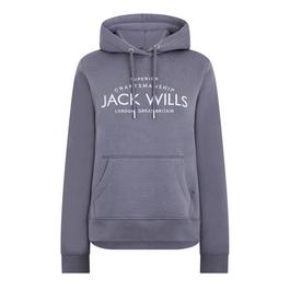 Jack Wills JW Hunston Graphic Logo Hoodie