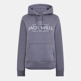 Jack Wills Hunston Graphic Logo Hoodie