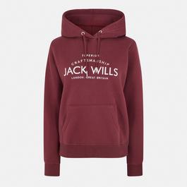 Jack Wills Hunston Graphic Logo Hoodie
