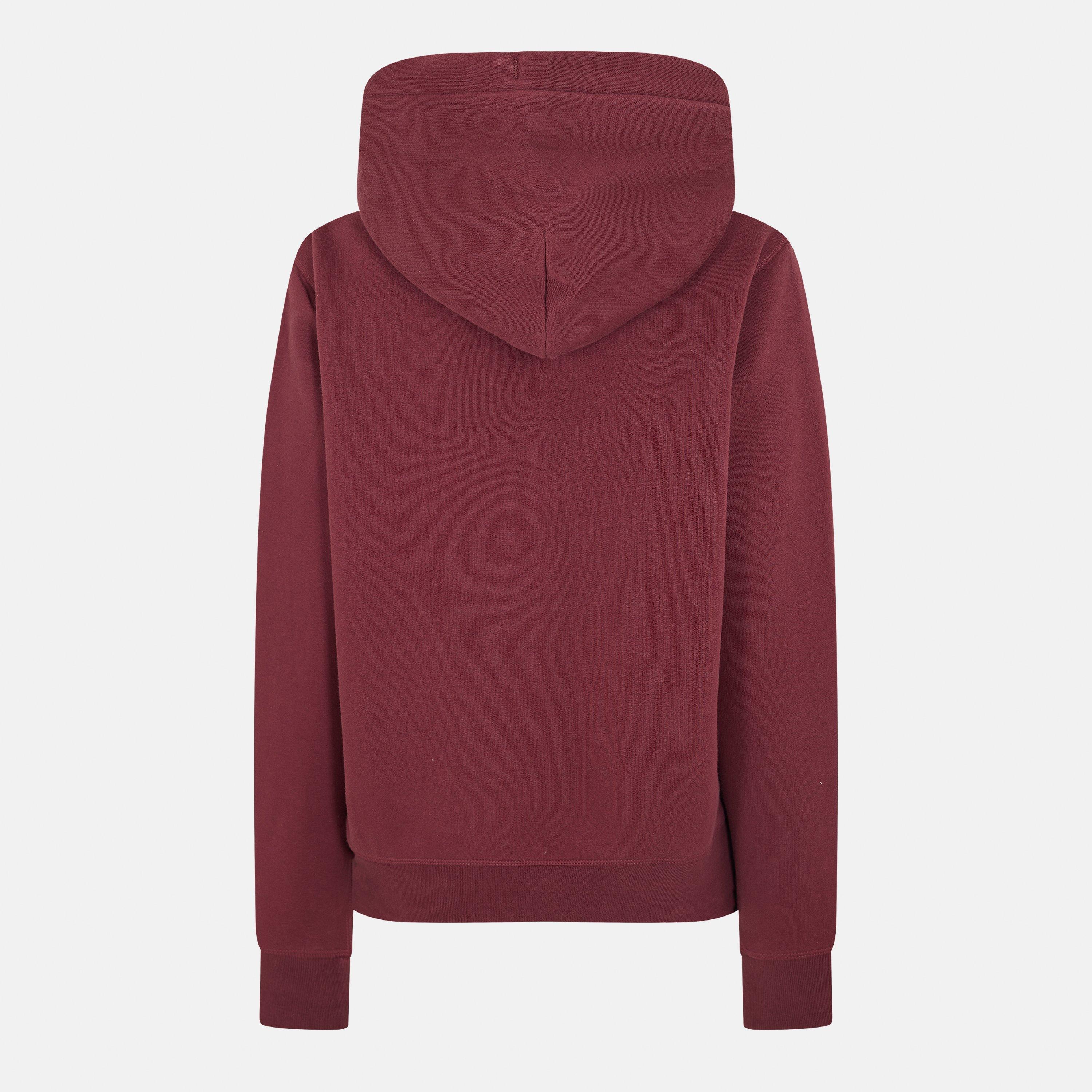 Sweat à Capuche Femme Jack Wills – Bordeaux – Taille 12 – Tenue Décontractée