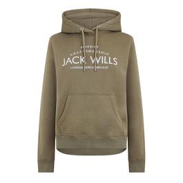 Jack Wills JW Hunston Graphic Logo Hoodie