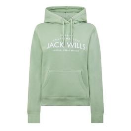 Jack Wills JW Hunston Graphic Logo Hoodie