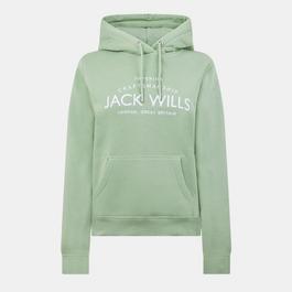 Jack Wills Hunston Graphic Logo Hoodie