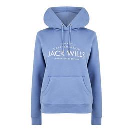 Jack Wills JW Hunston Graphic Logo Hoodie