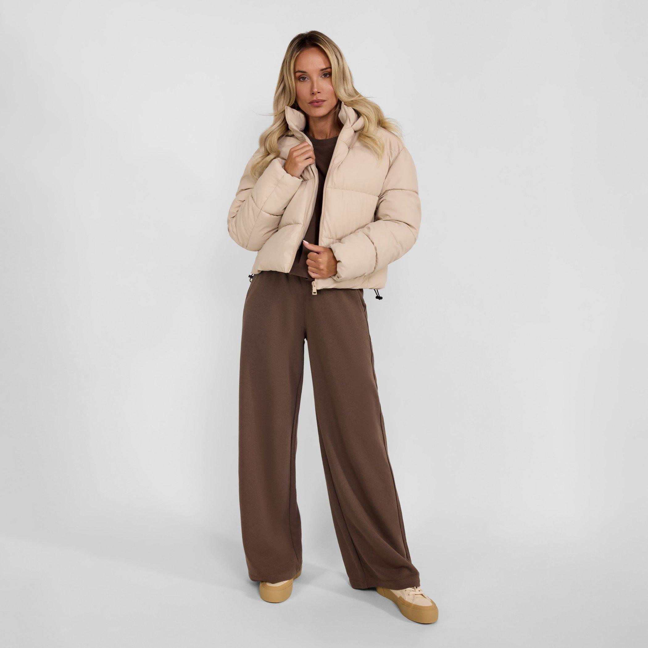 Stone - Minoti - Women short quilted water repellent jacket with hood grey - 4