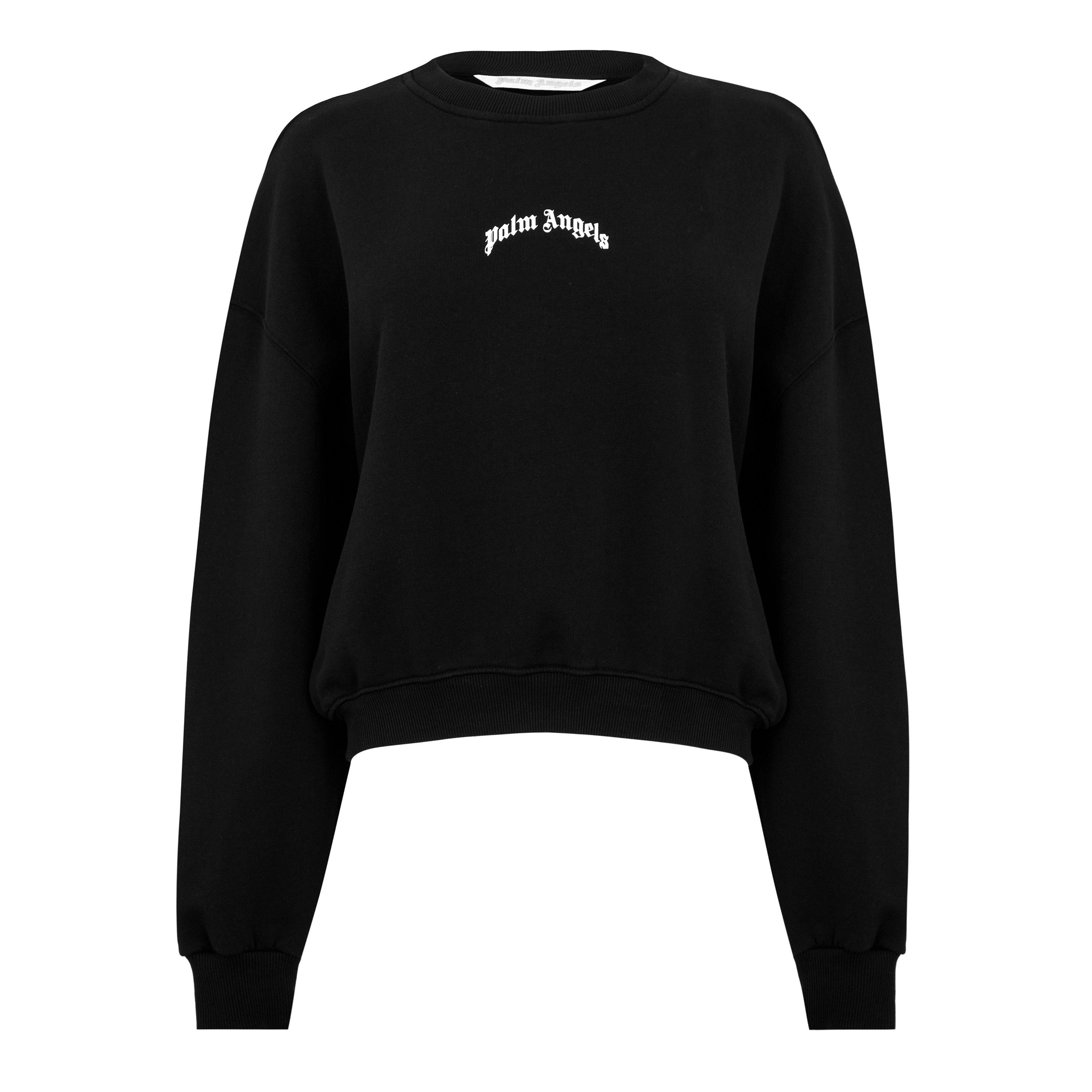 Palm Angels Women's Crew Sweatshirt - Black - 16 (XL)