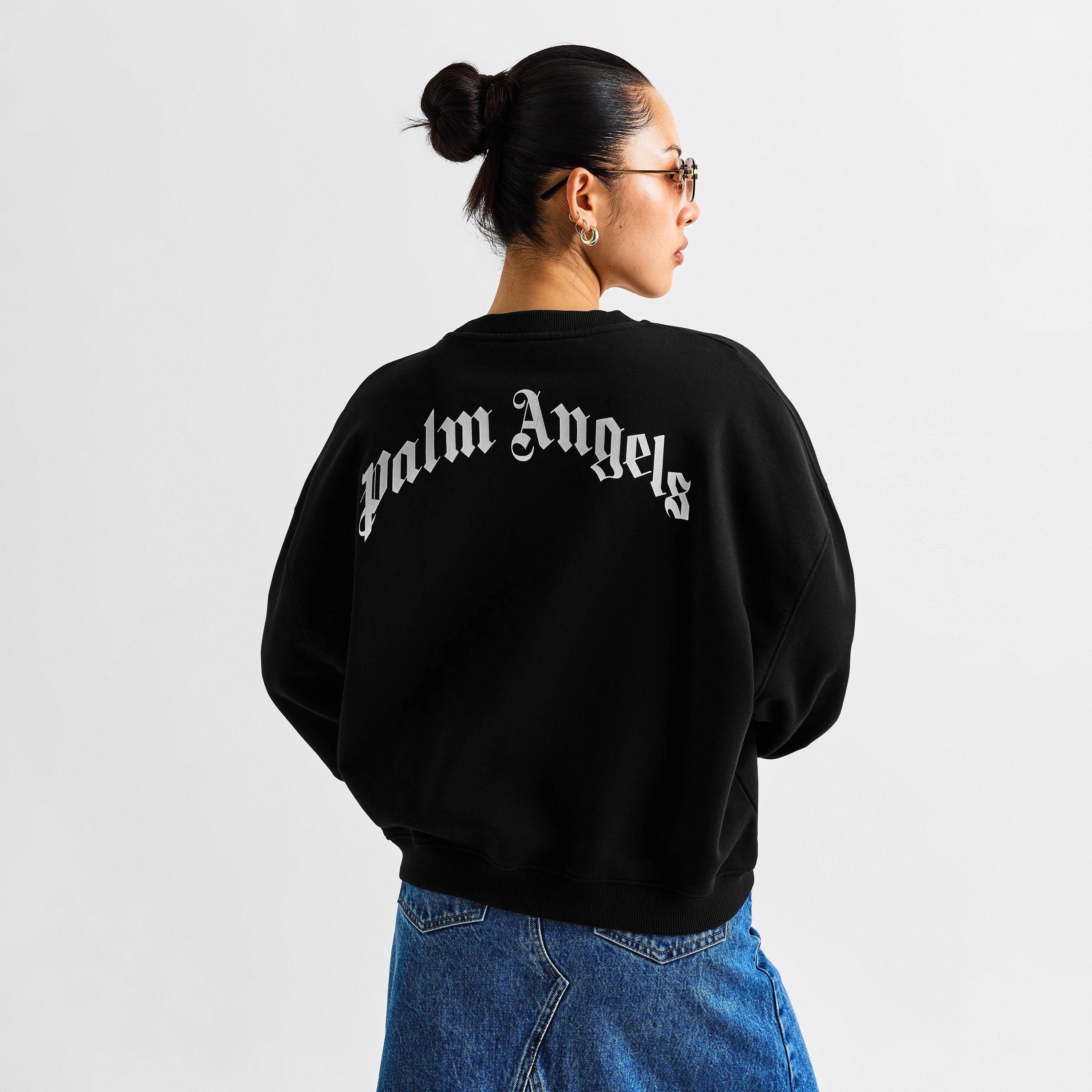 Black - Palm Angels - Women's Crew Sweatshirt - 4