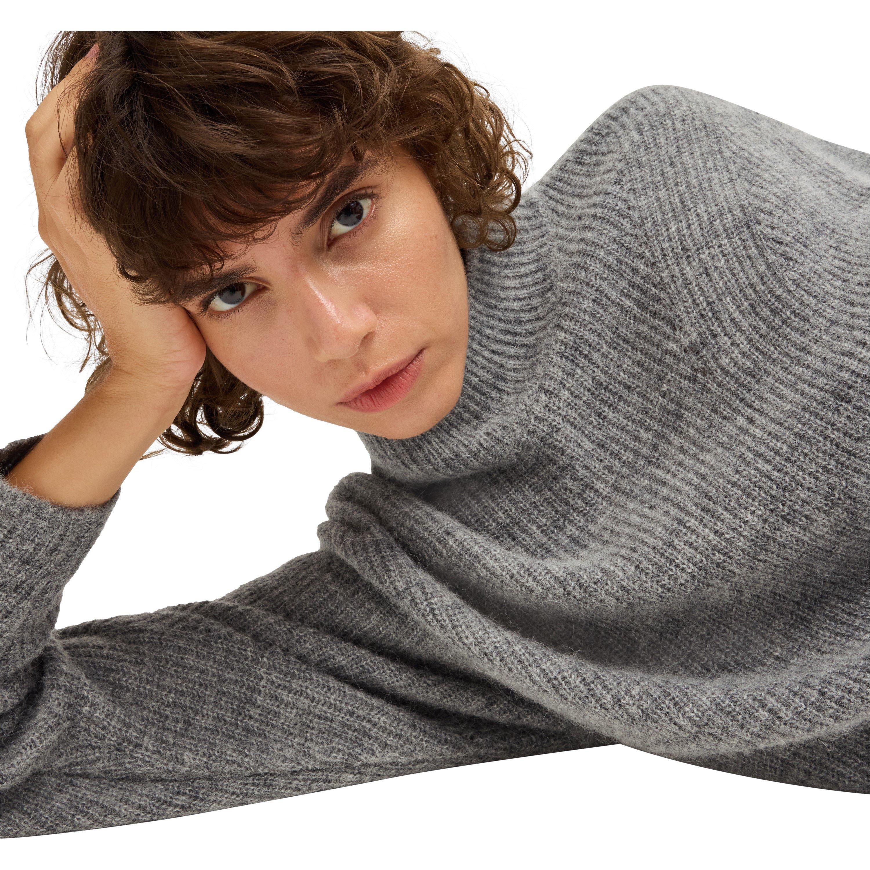 Silver - Boss - Women's C Fagdassy Knitted Top - 5