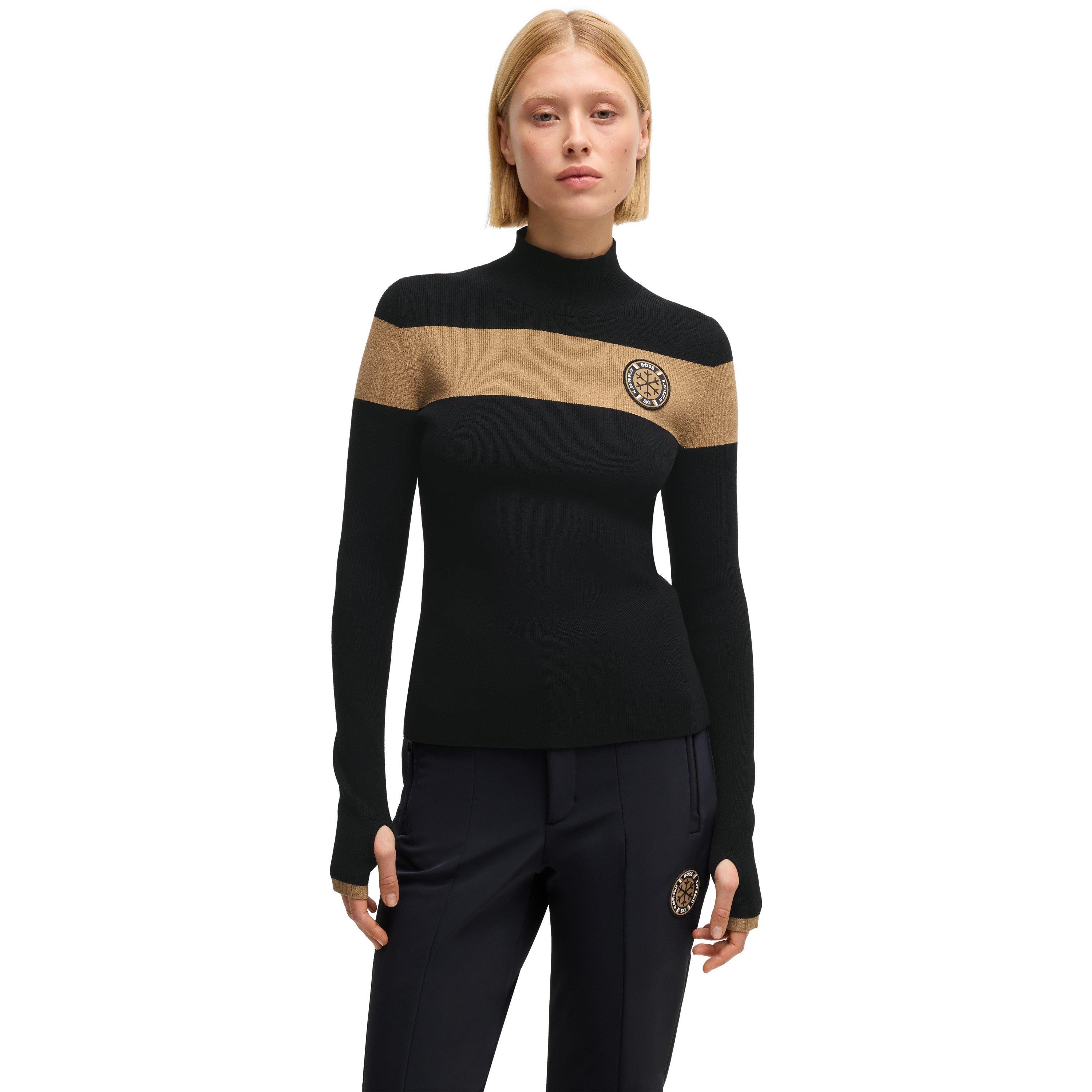 Black - Boss - Women's Knitted Top - 2