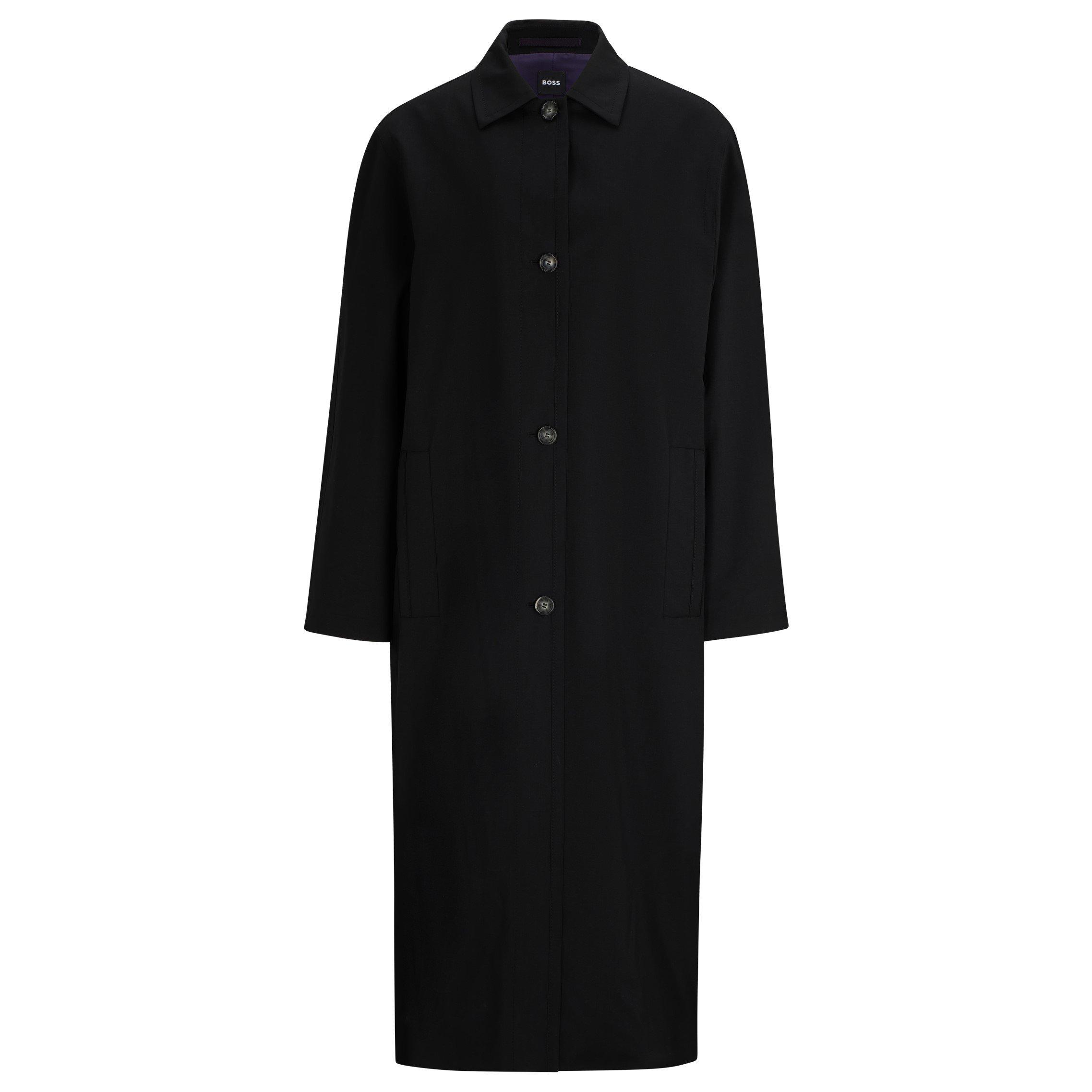 Boss Women's Copilot Overcoat - Black - 10 (M)