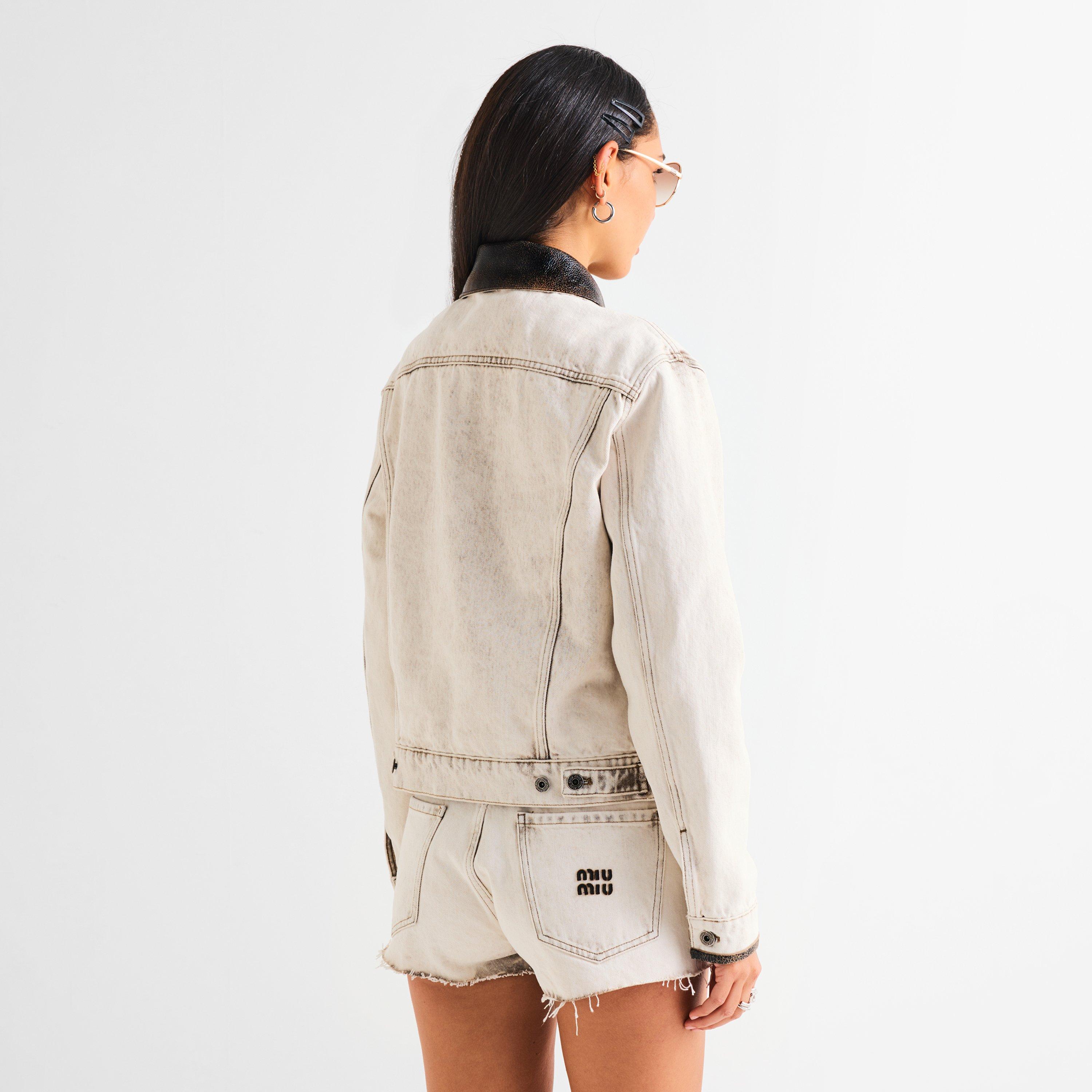 Bianco - Miu Miu - Miu Dnm Jckt Ld62 - 4