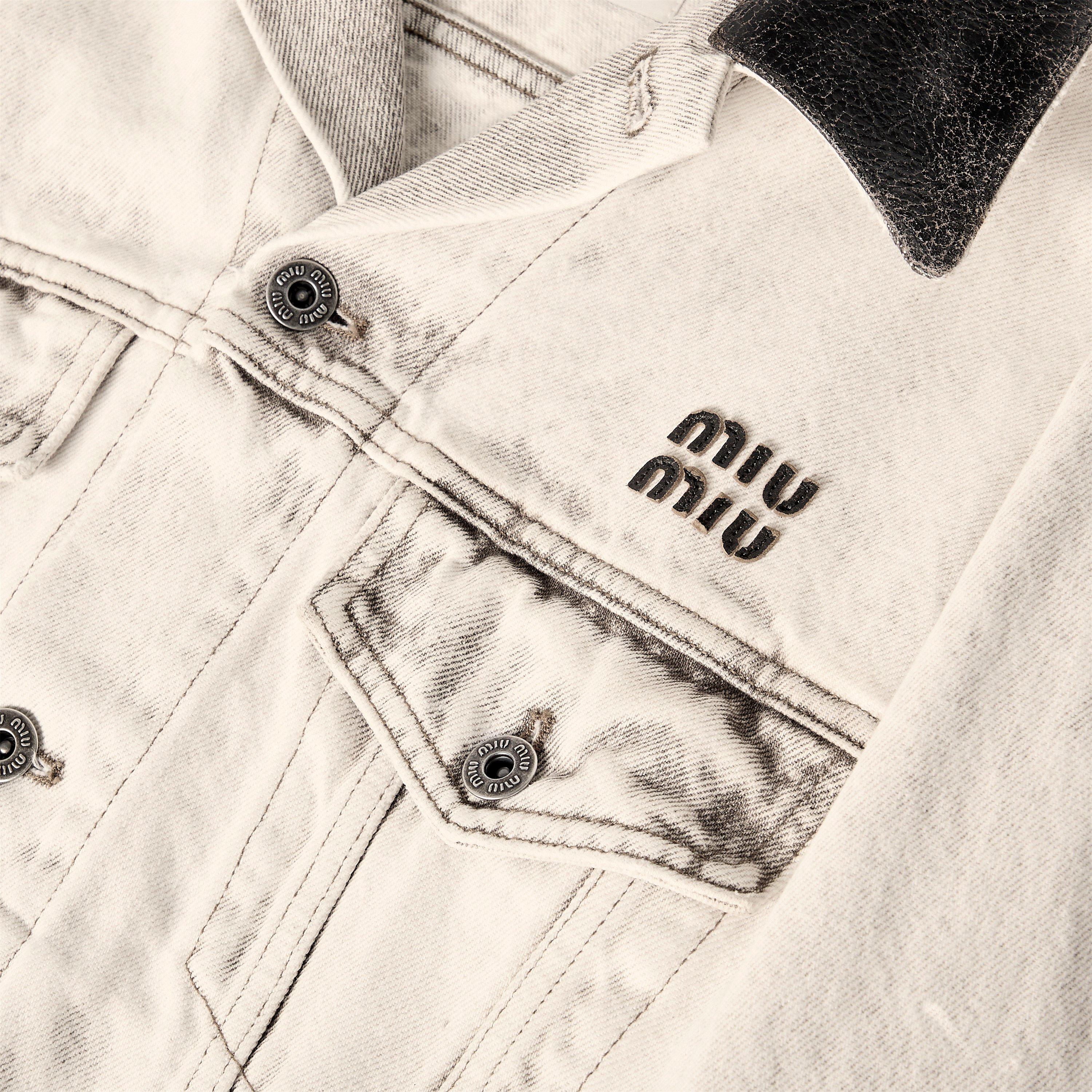 Bianco - Miu Miu - Miu Dnm Jckt Ld62 - 5