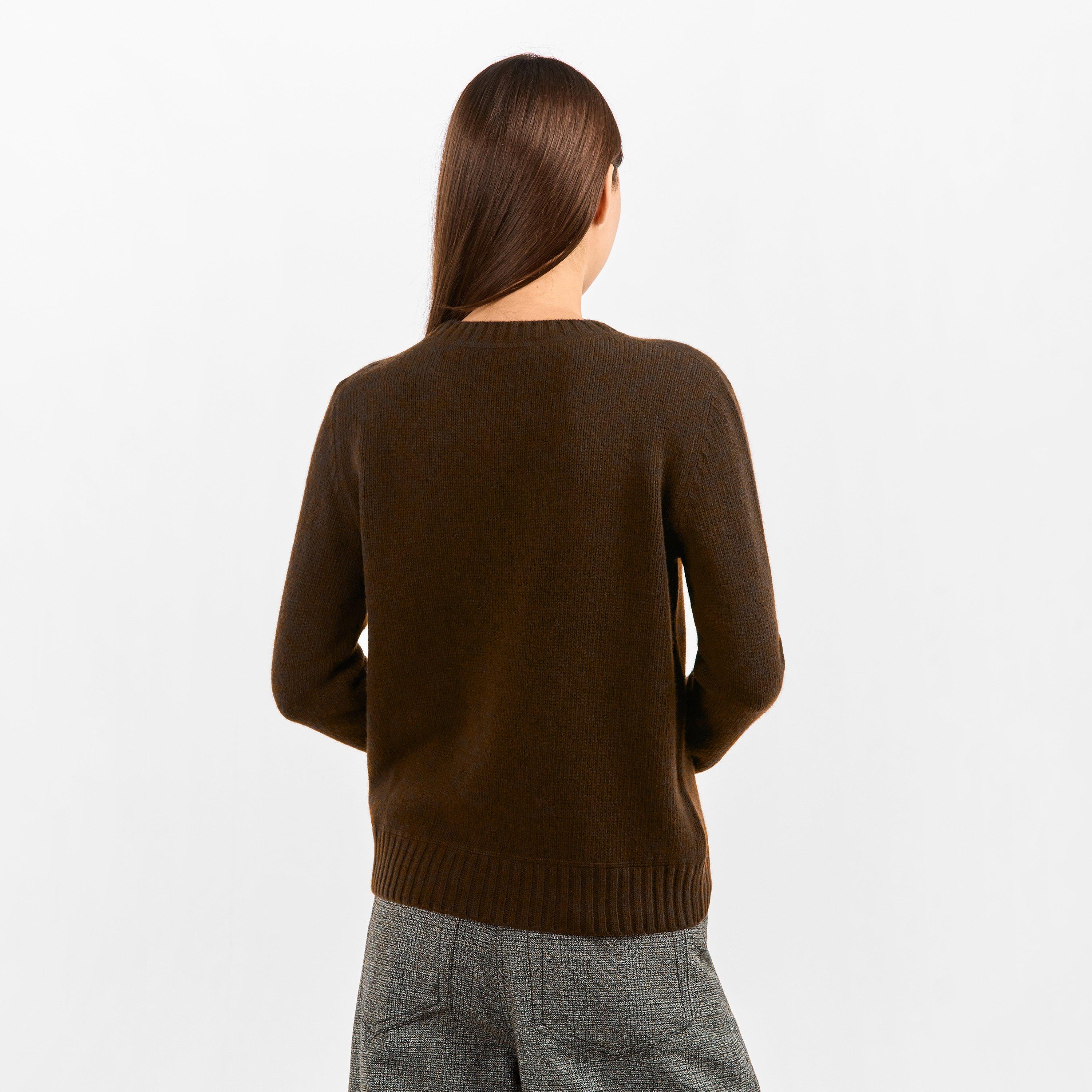 Prada Cashmere and wool Prada logo crew-neck sweater | Cruise Fashion