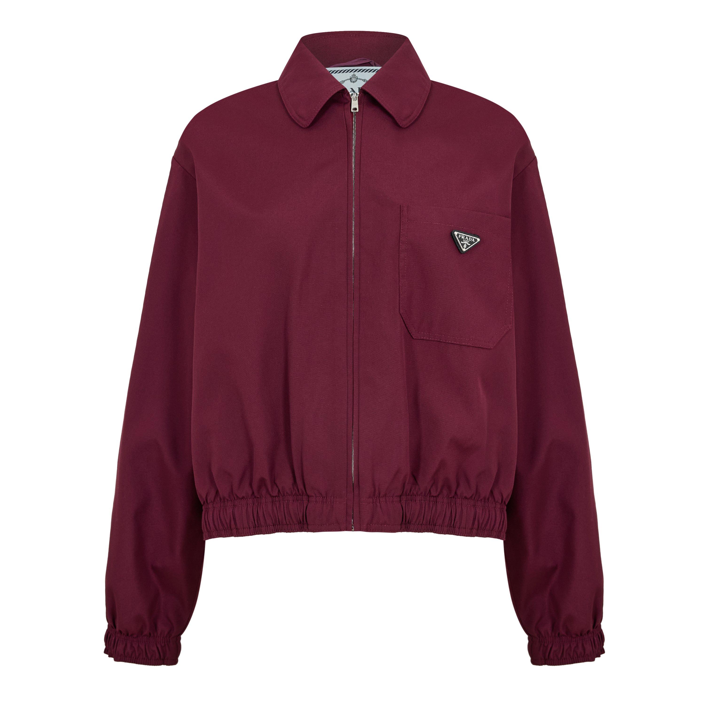 Prada Women's Logo Softshell Jacket - Grenato - Size 40 (UK 8)