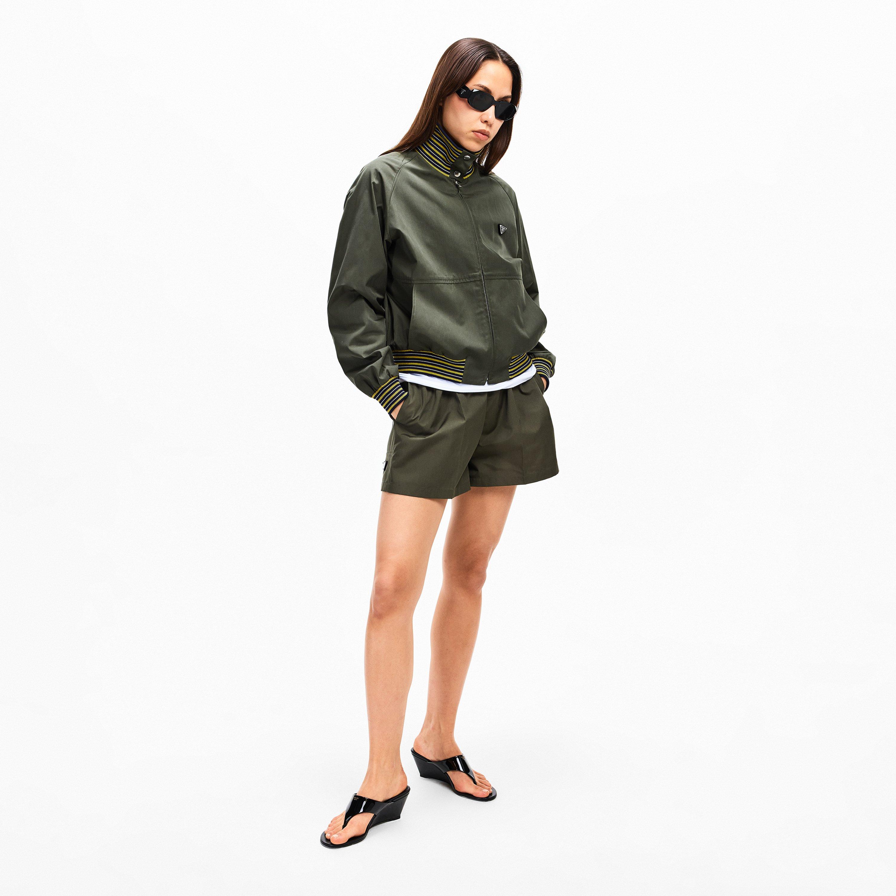 Prada | Poplin turtleneck jacket | Cruise Fashion