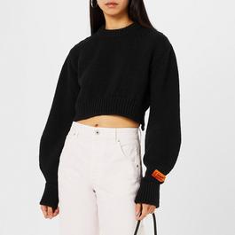 Heron Preston Backless Cut Out Crewneck Sweater