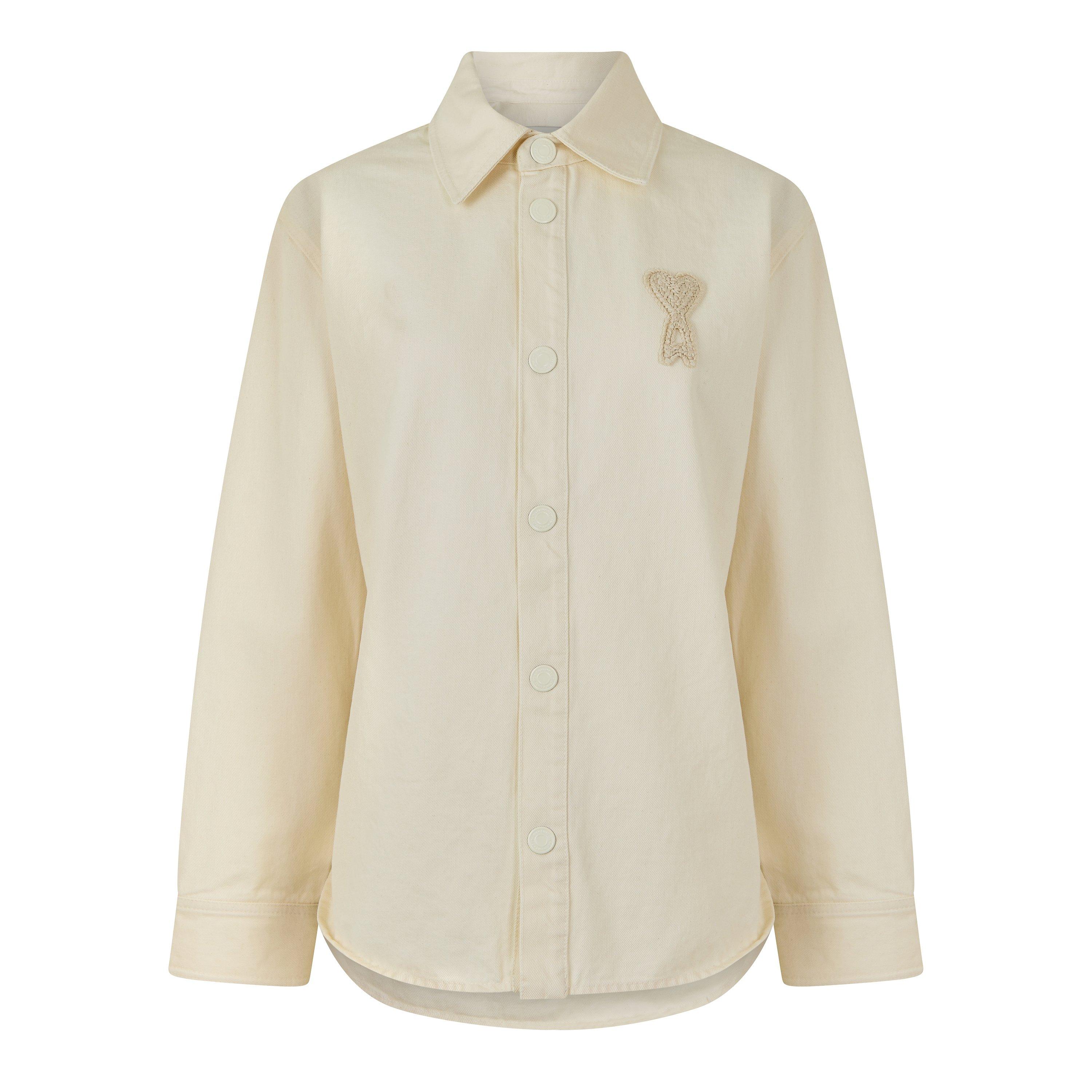Ami Paris Ami Dnm Knit Jk Ld61 - Blanc - Size 10 (S)