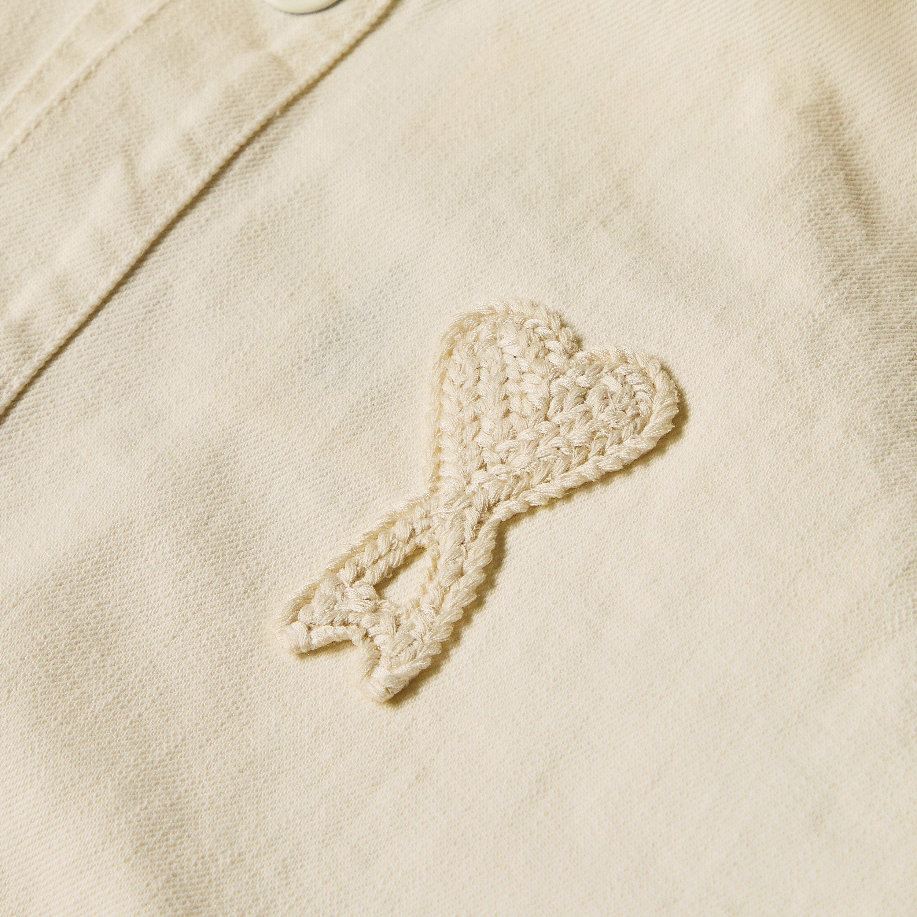 Blanc - Ami Paris - Ami Dnm Knit Jk Ld61 - 3