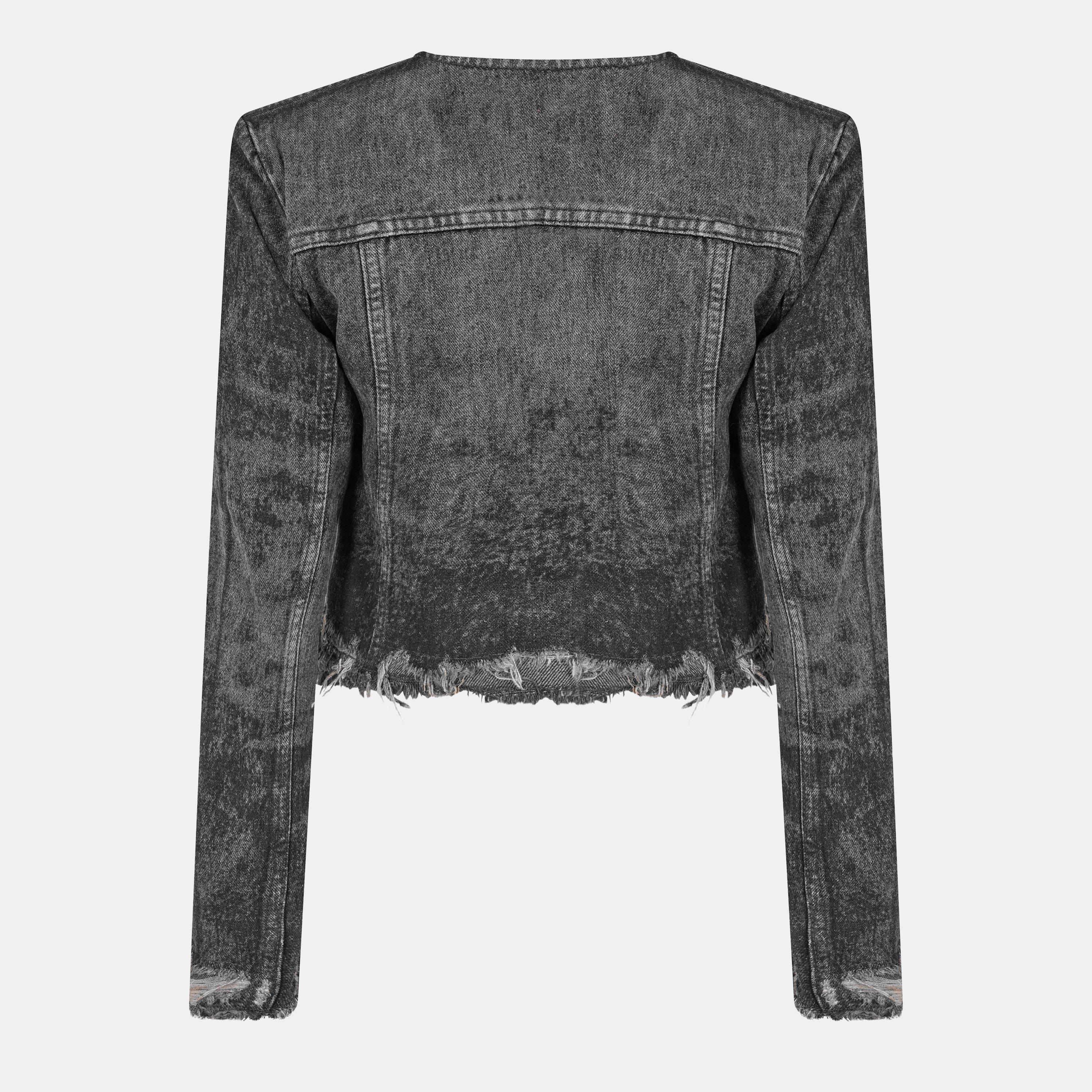 02 - Diesel - Womens De-Graffy-Fsh Denim Jacket - 2